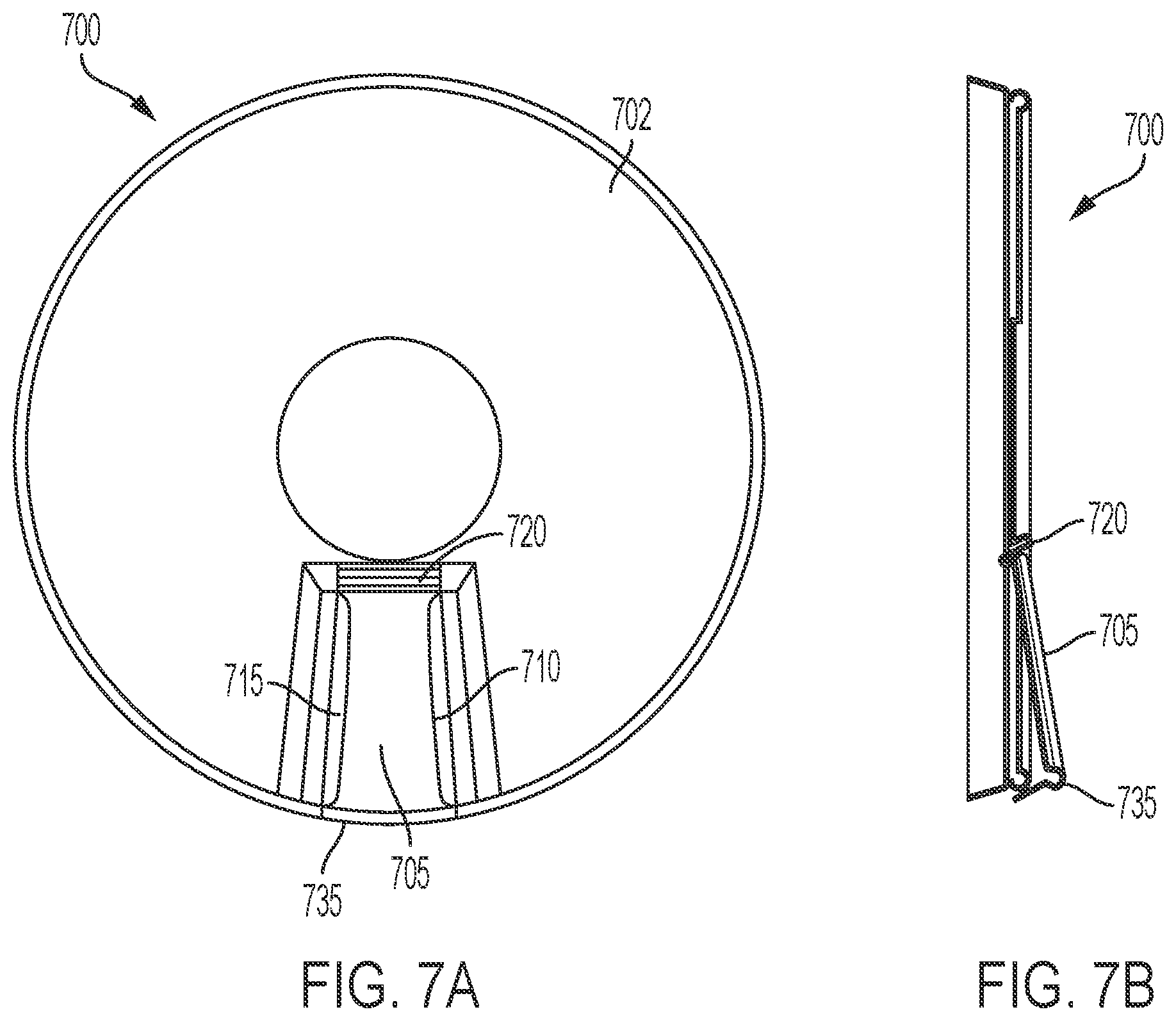 Patent US12312129 Figure 8 – Thermoformed closure with overlapping tab