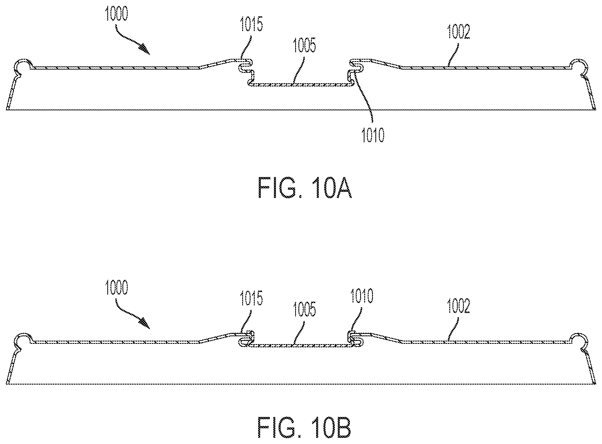 Patent US12312129 Figure 11 – Thermoformed closure with overlapping tab