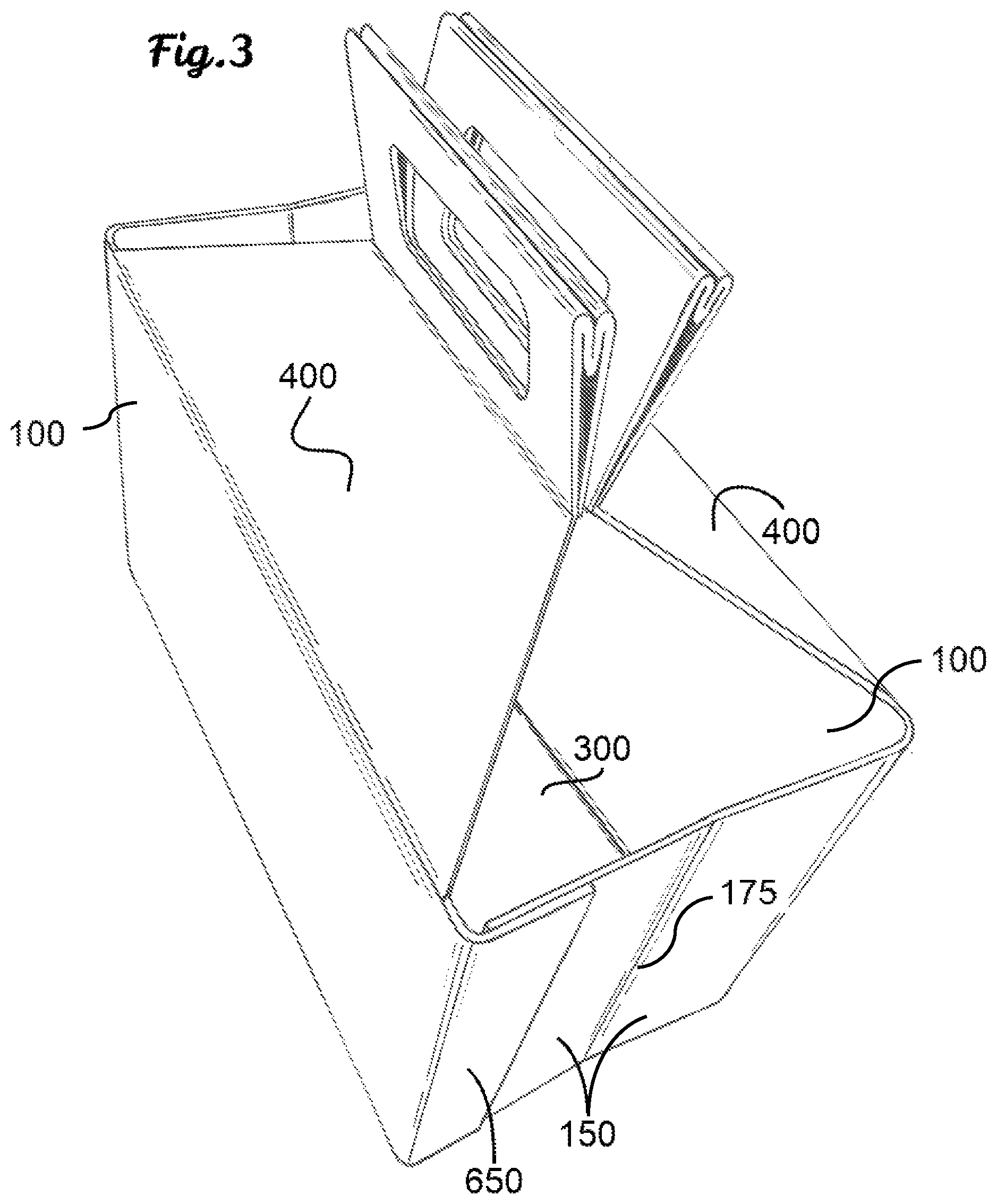 Patent US12312132 Figure 3 – Collapsible box