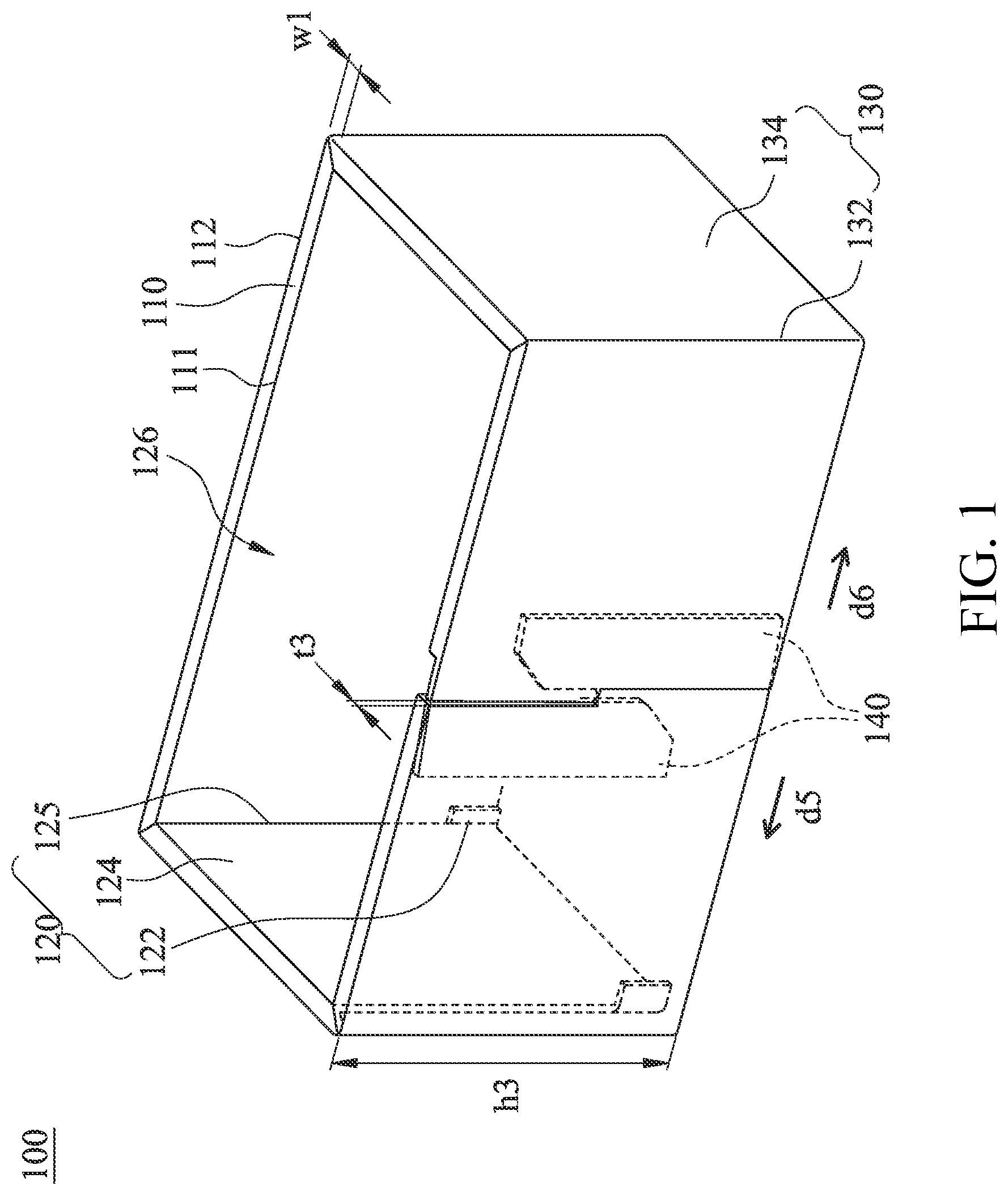 Patent US12312133 Figure 1 – Buffer structure, packaging set, and buffer structure forming method