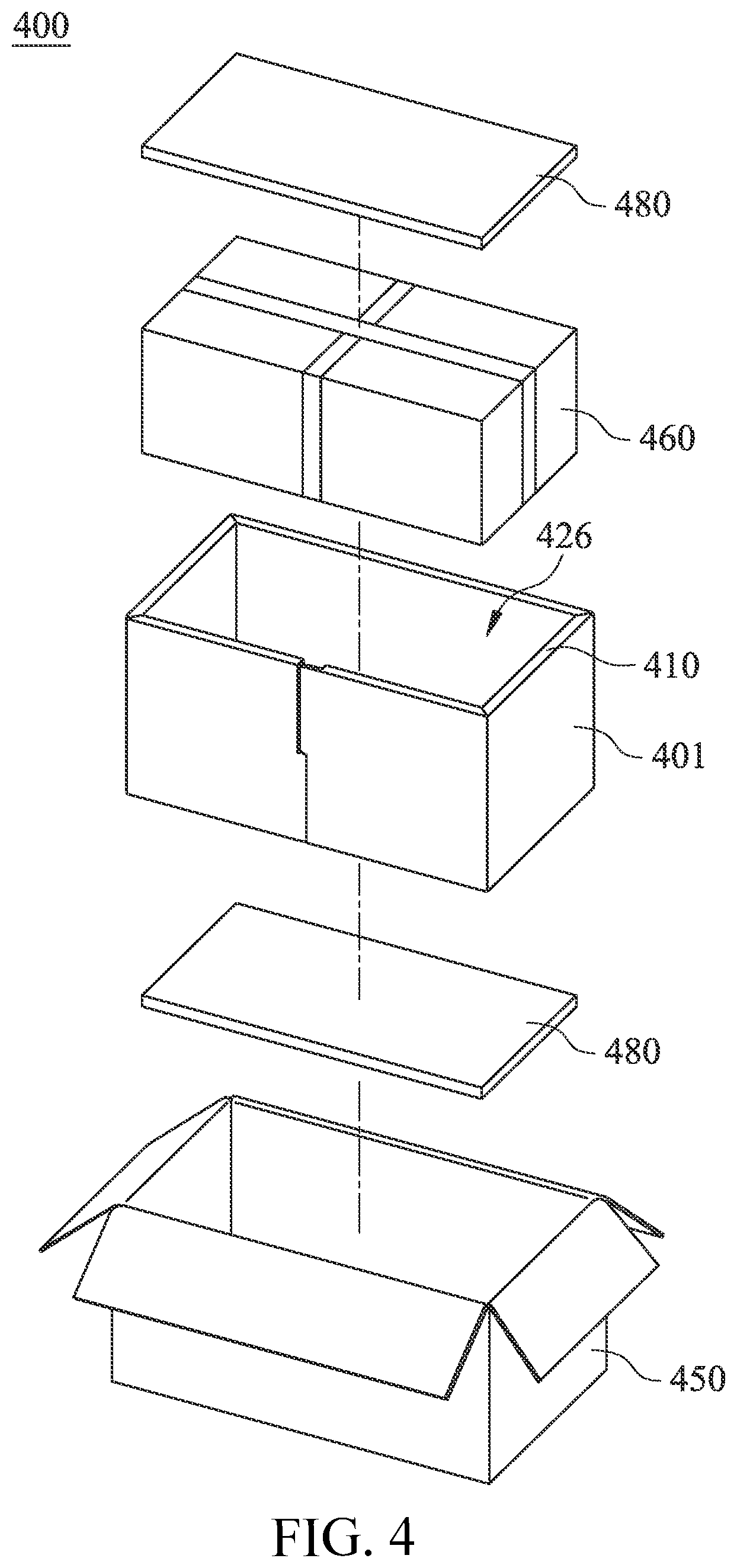 Patent US12312133 Figure 8 – Buffer structure, packaging set, and buffer structure forming method