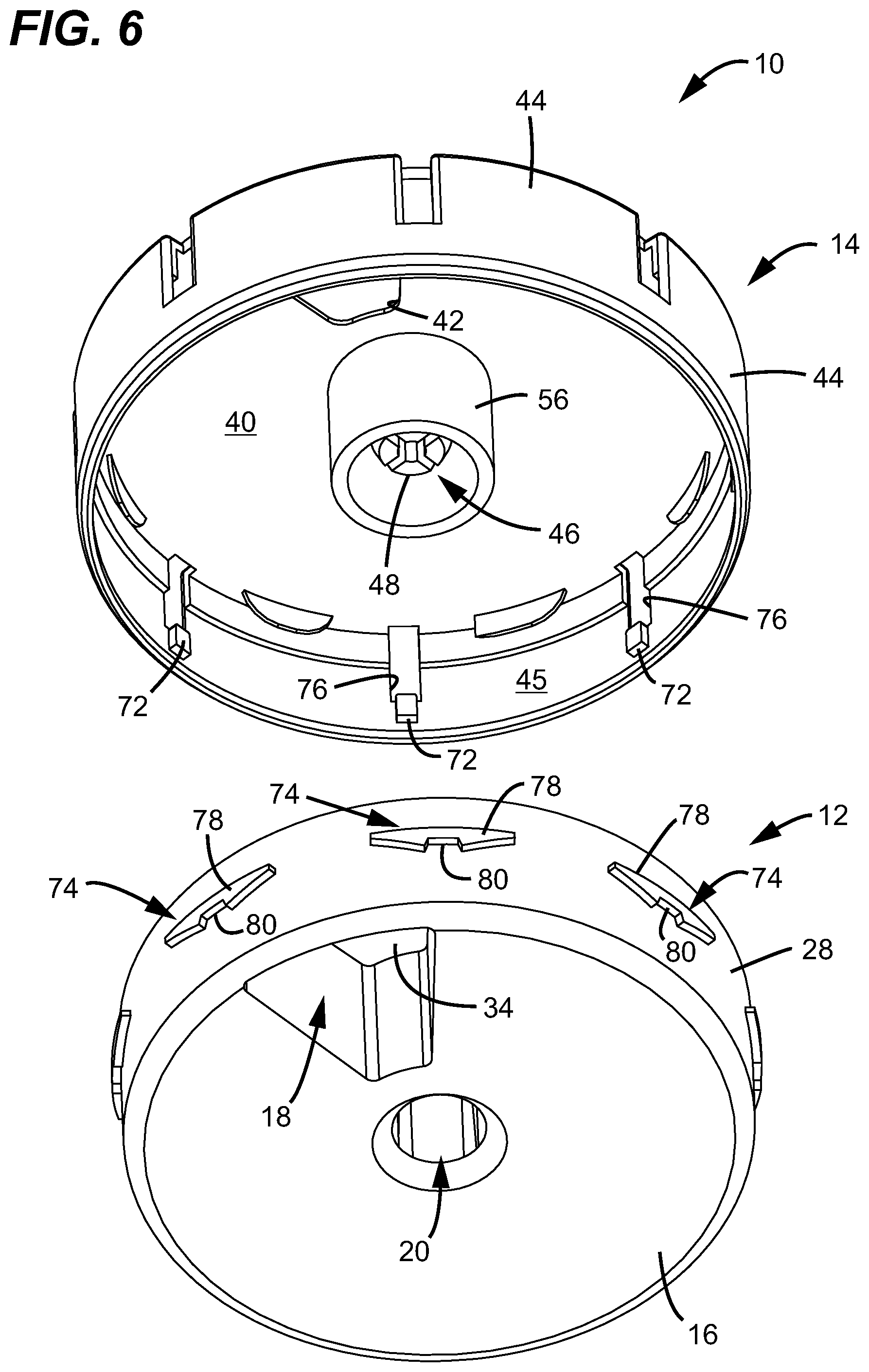 Patent US12312136 Figure 4 – Pill container and methods