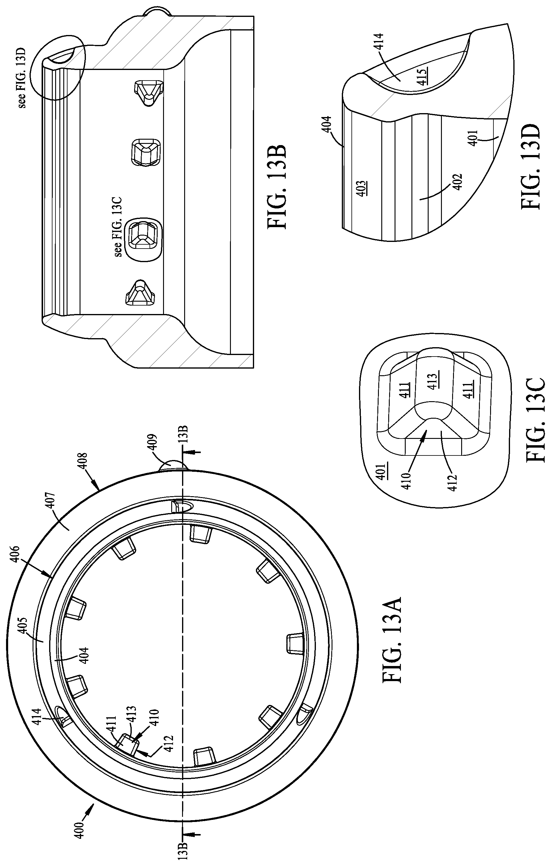 Patent US12312139 Figure 13 – Tamper evident bottle finish and cap assembly