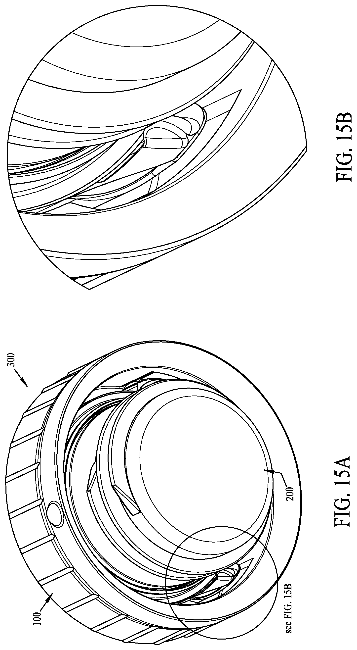 Patent US12312139 Figure 15 – Tamper evident bottle finish and cap assembly