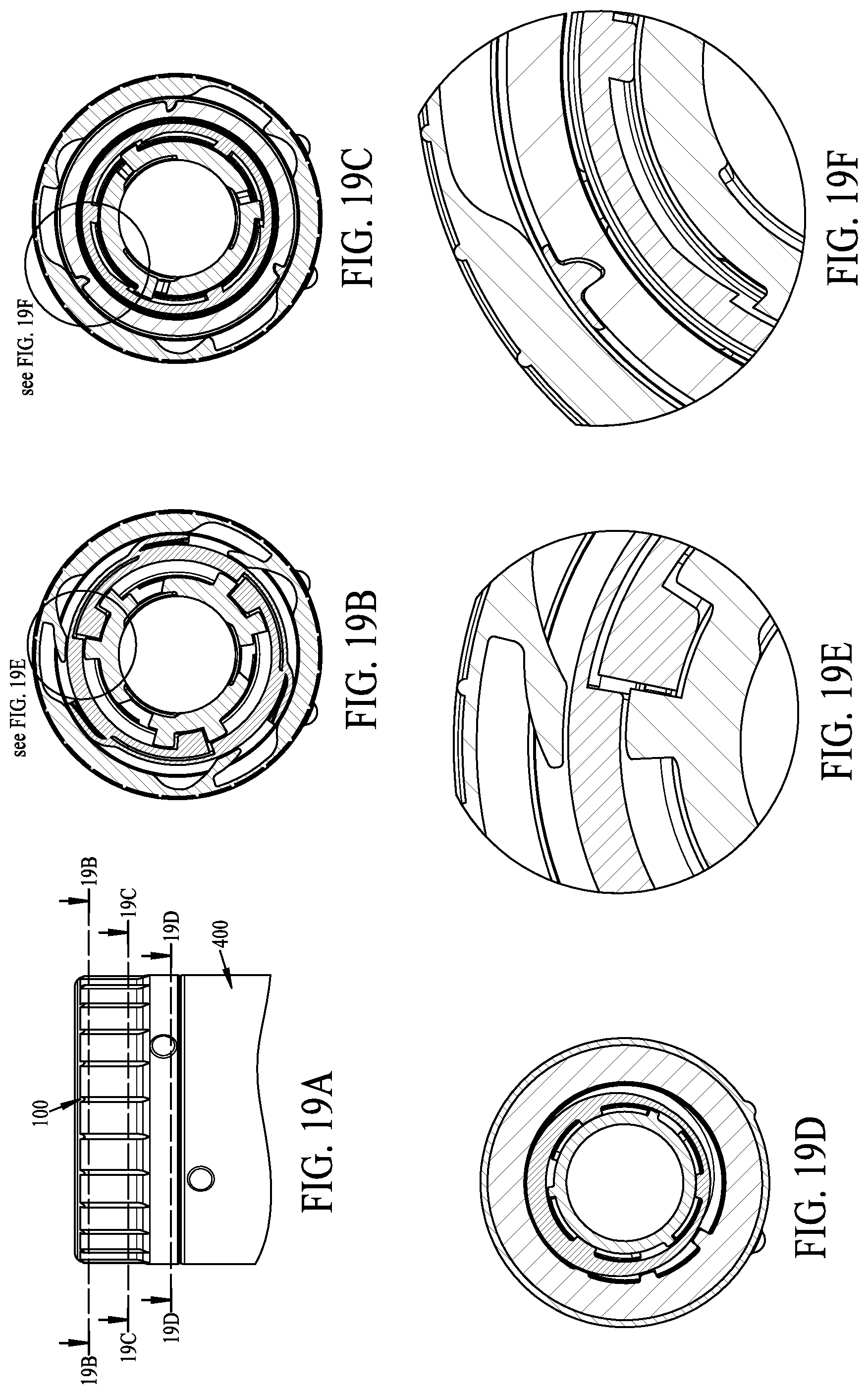 Patent US12312139 Figure 19 – Tamper evident bottle finish and cap assembly