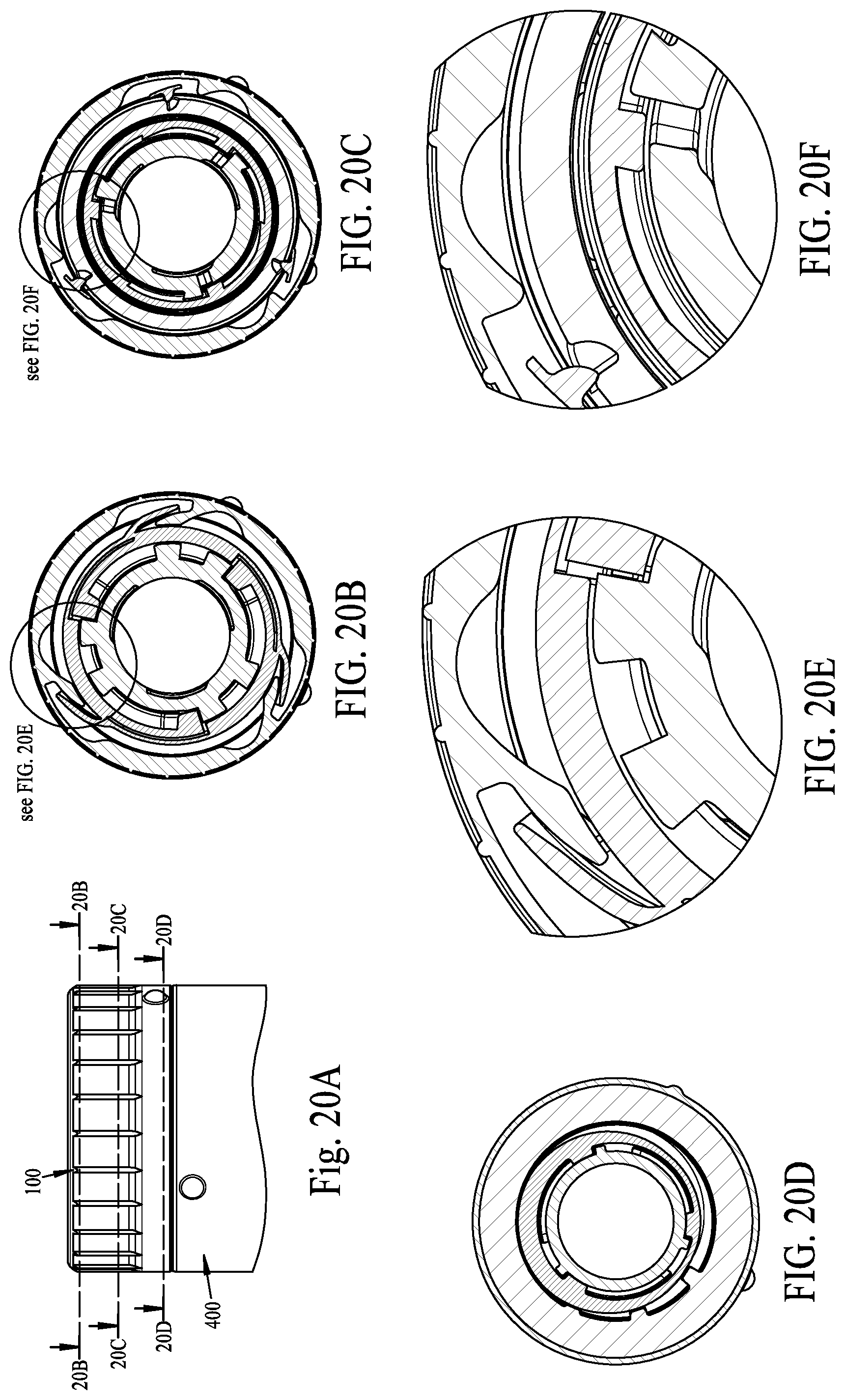 Patent US12312139 Figure 20 – Tamper evident bottle finish and cap assembly