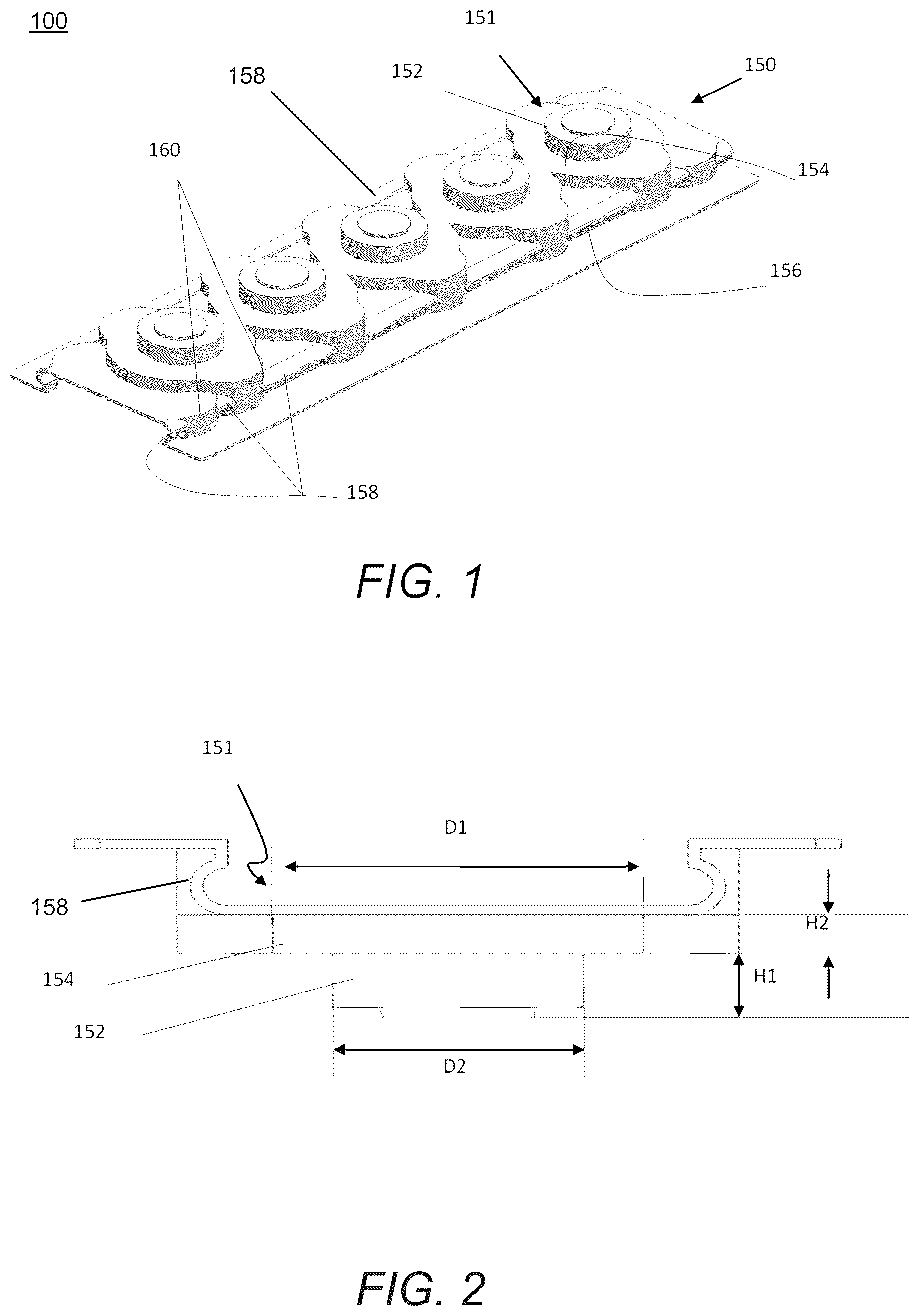 Patent US12312142 Figure 1 – Touchless package