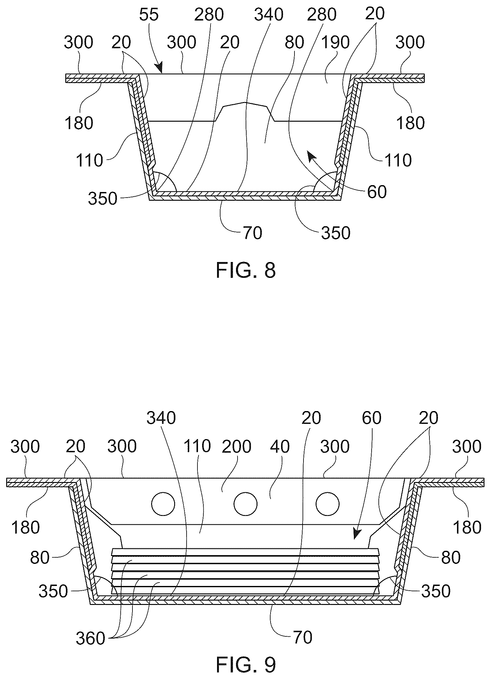 Patent US12312144 Figure 5 – Lined paper-based container