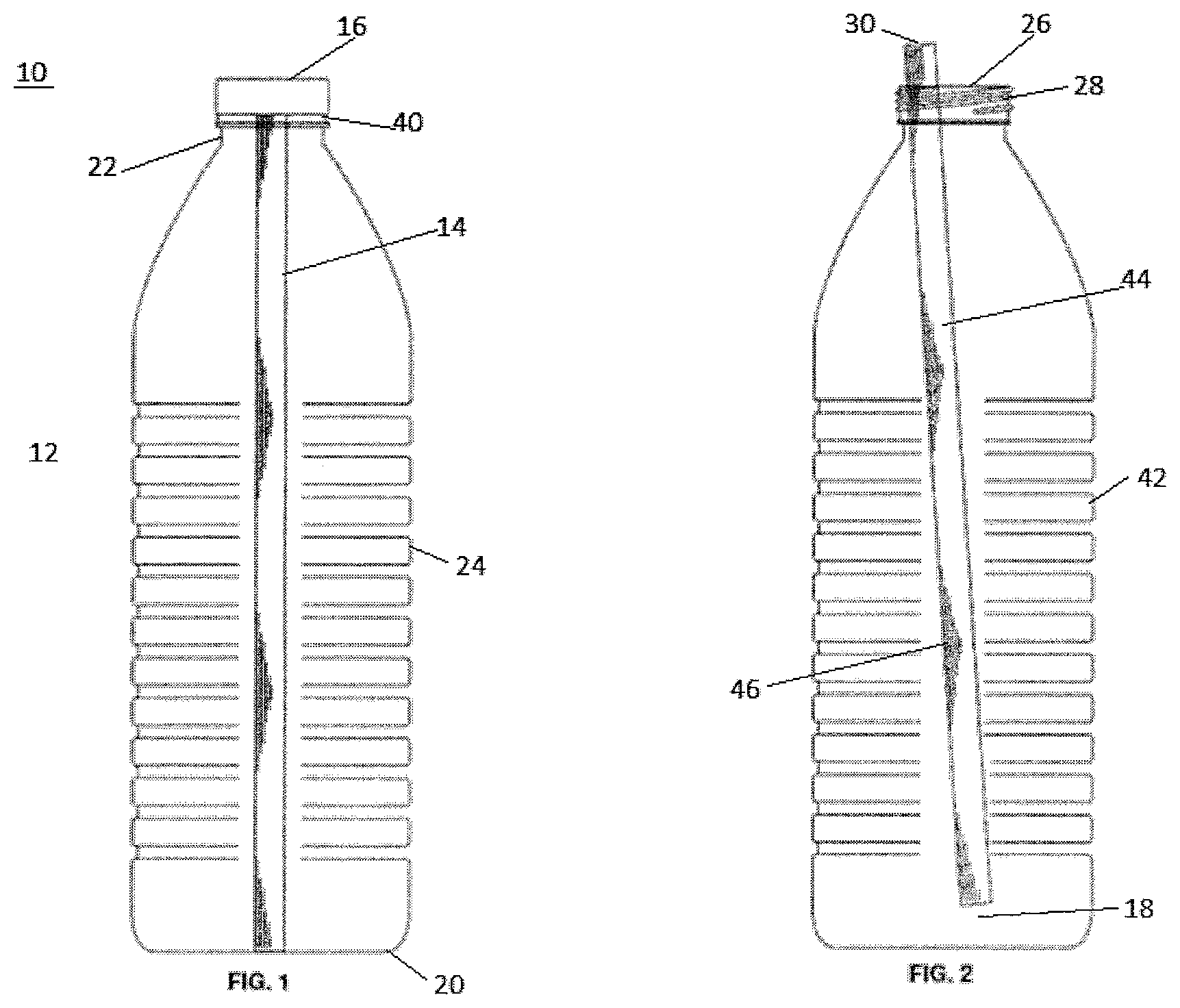 Patent US12312147 Figure 1 – Bottling device and method