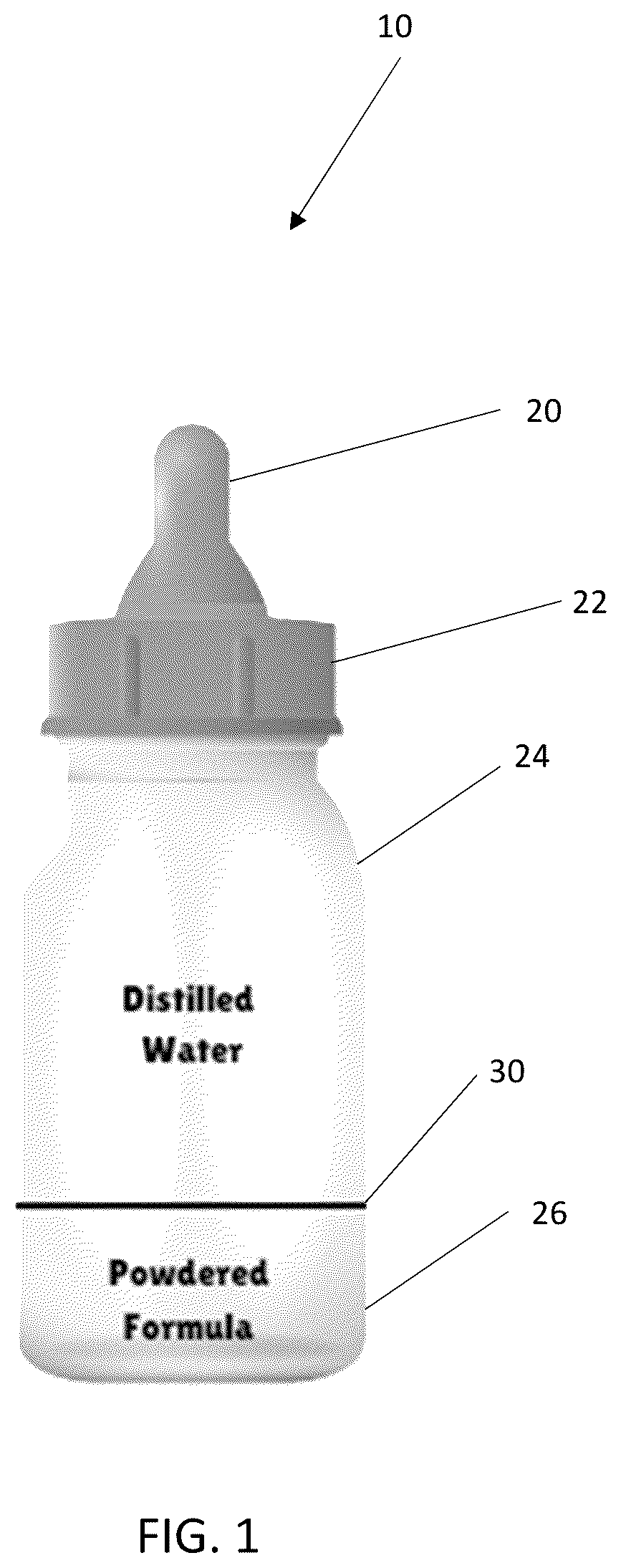 Patent US12312148 Figure 1 – Baby bottle pod