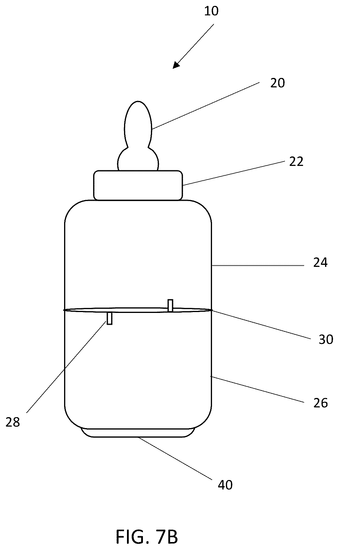 Patent US12312148 Figure 15 – Baby bottle pod