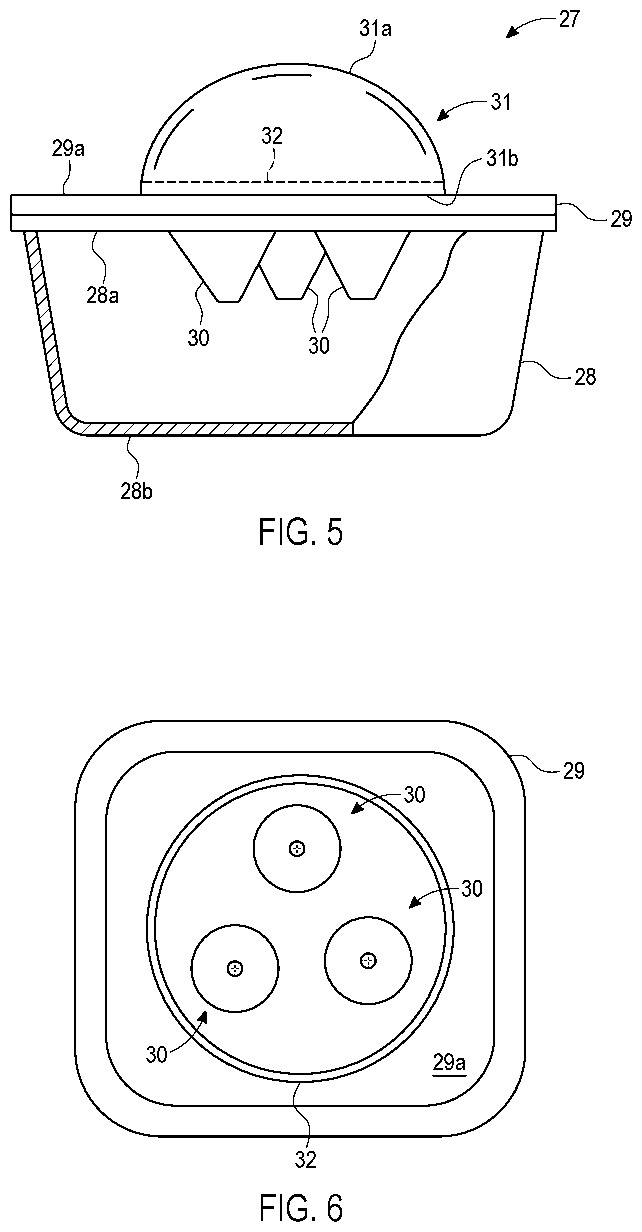 Patent US12312149 Figure 3 – Combined food container with sauce dispenser