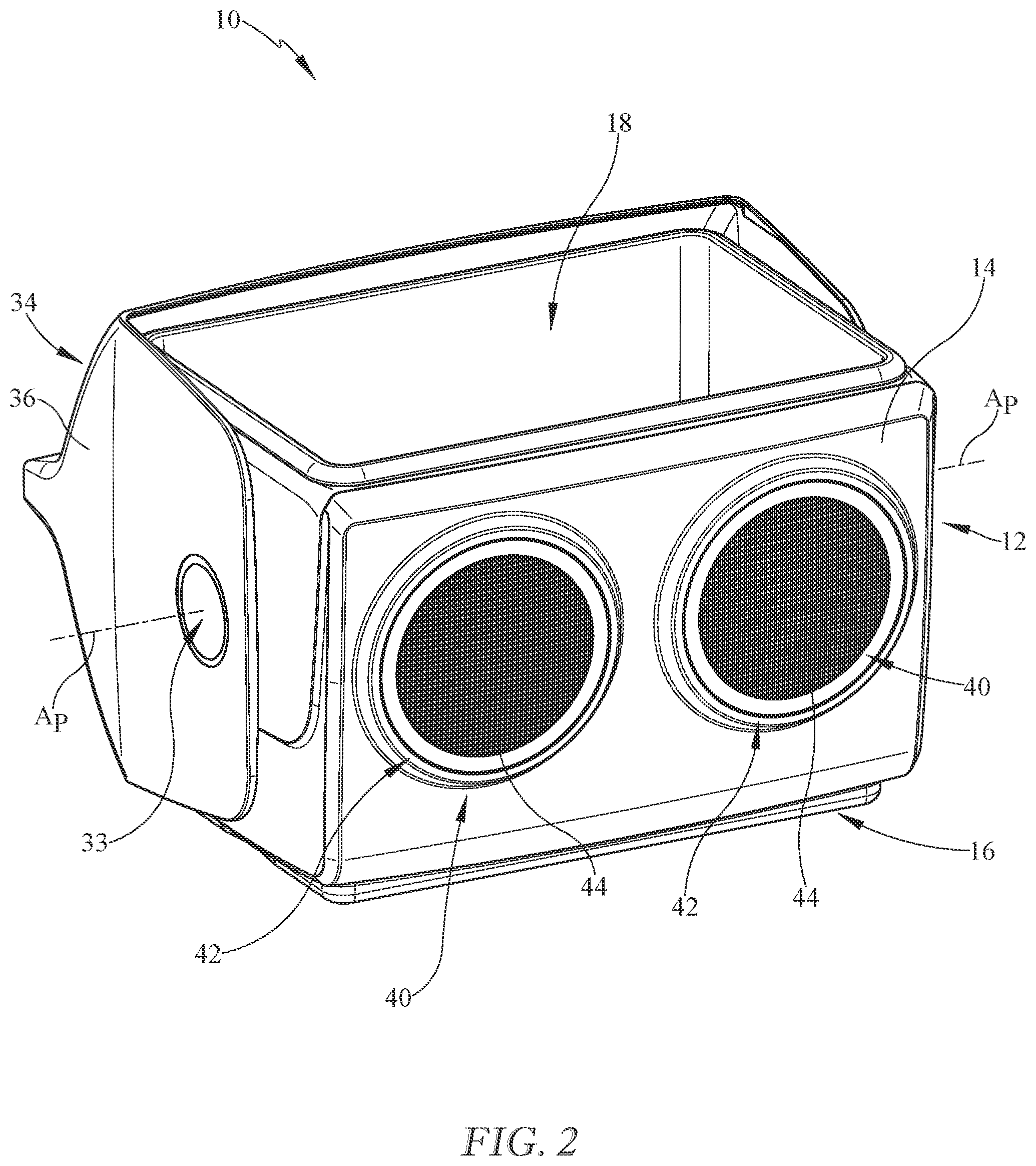 Patent US12312151 Figure 2 – Insulated container