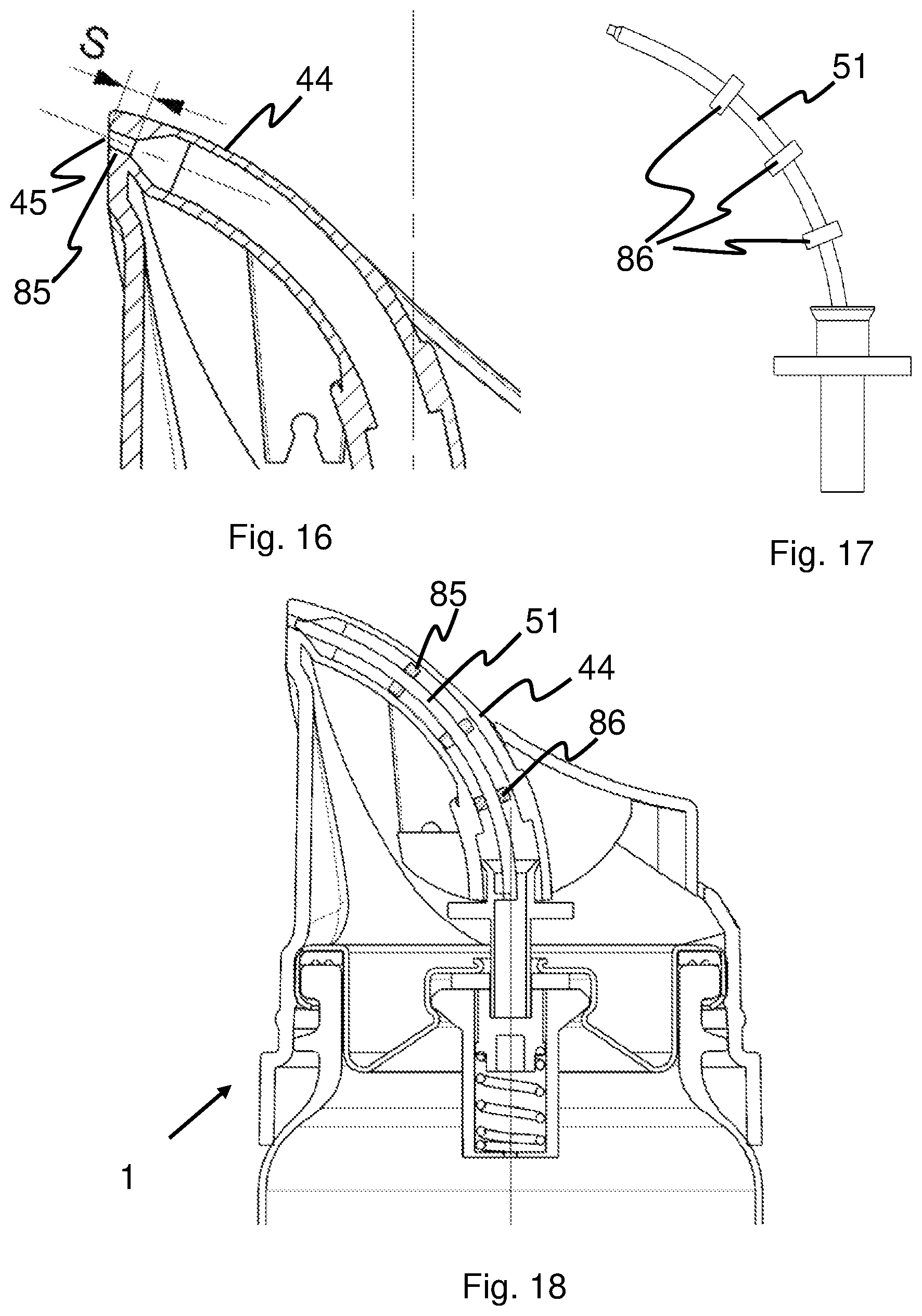 Patent US12312152 Figure 10 – Actuating device for use in combination with a pressurized packaging