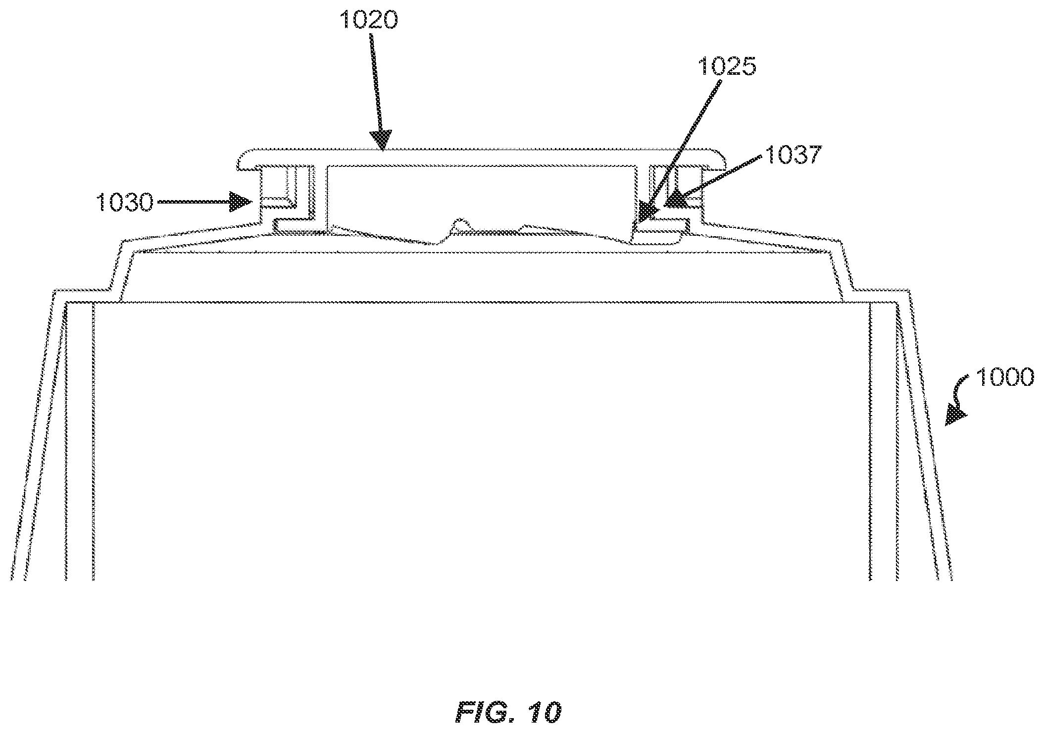 Patent US12312154 Figure 10 – Containers for particulate materials