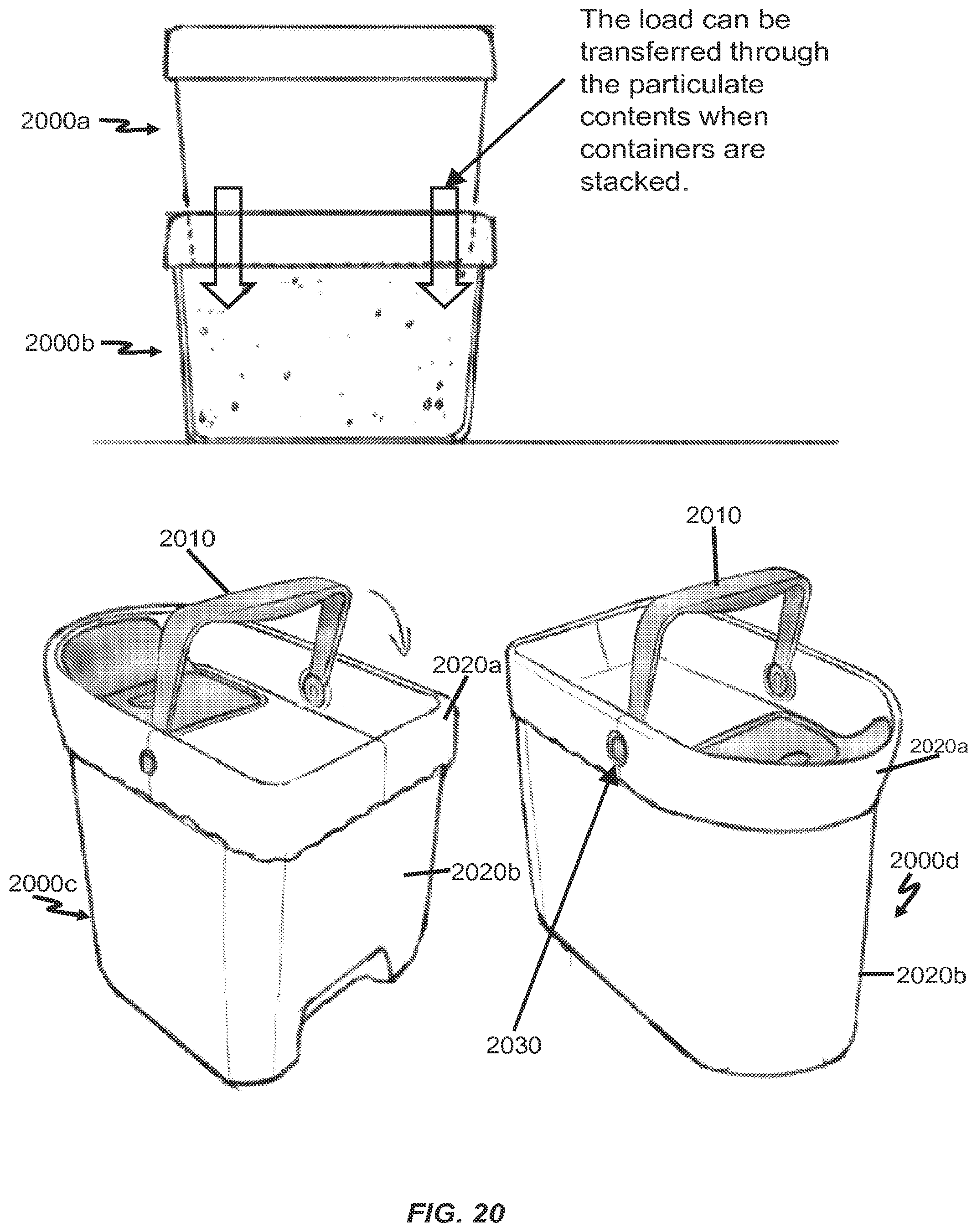 Patent US12312154 Figure 20 – Containers for particulate materials