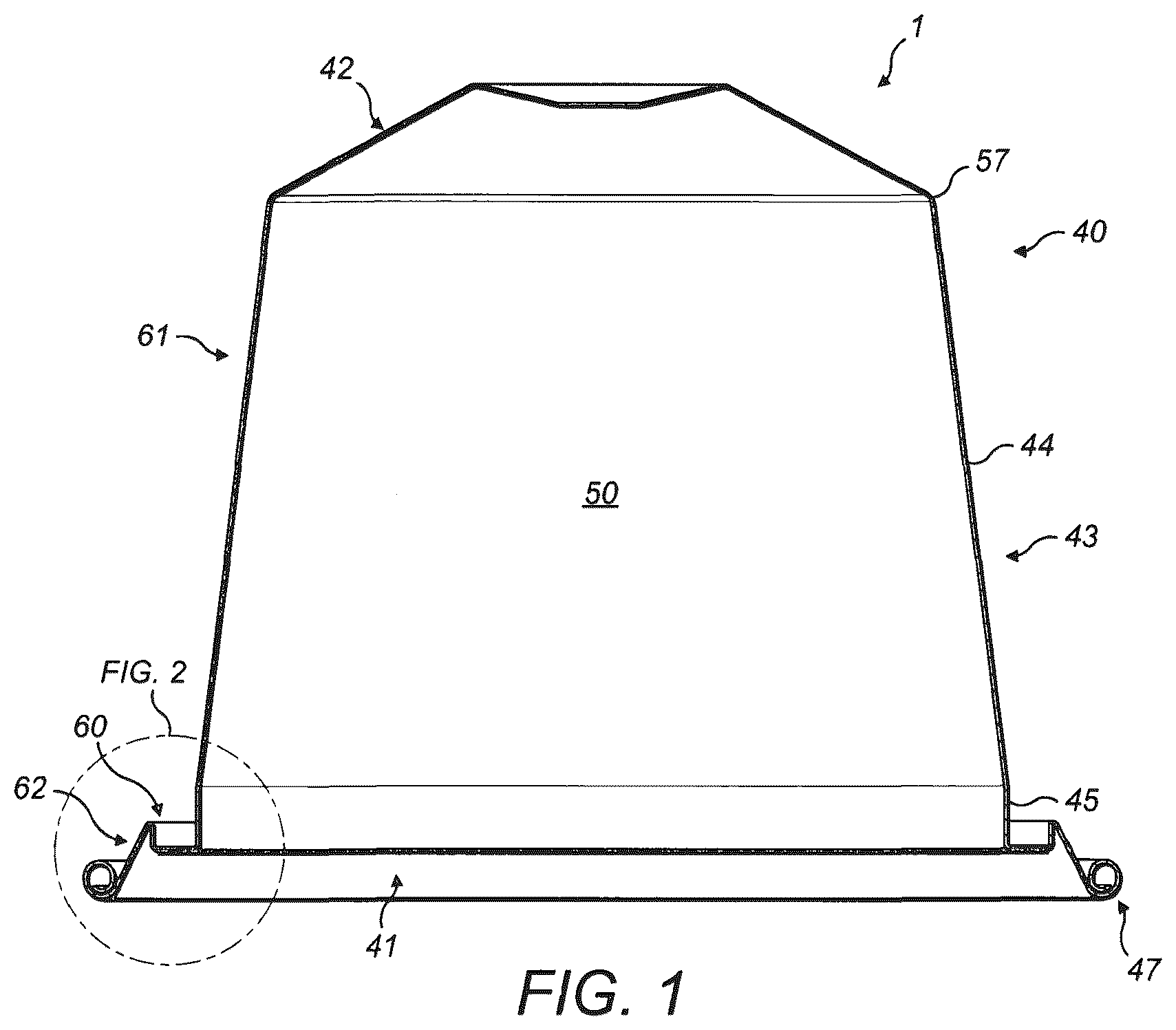 Patent US12312155 Figure 1 – Beverage preparation system, a capsule and a method for forming a beverage