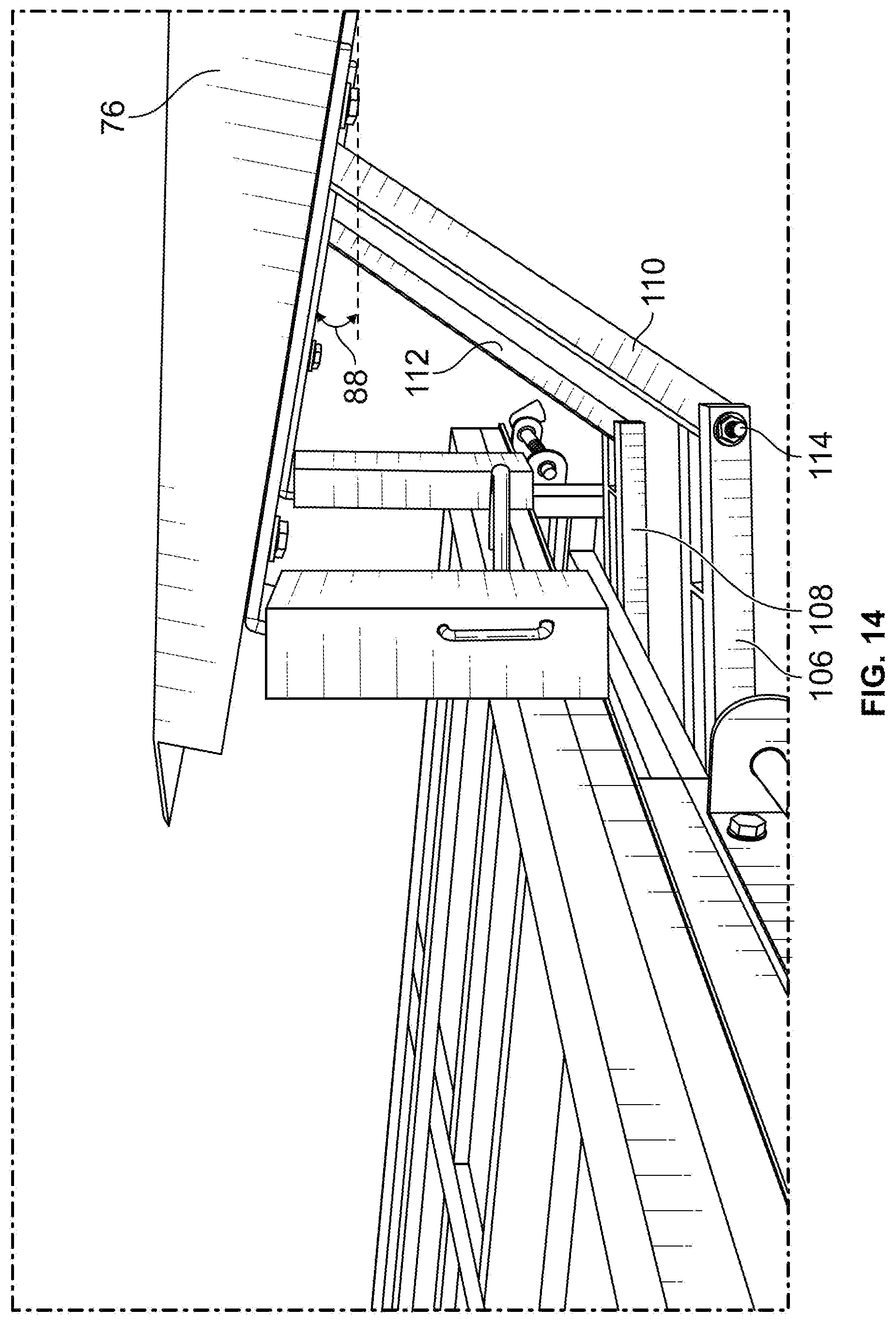 Patent US12312158 Figure 14 – Refrigerator box and method of using same