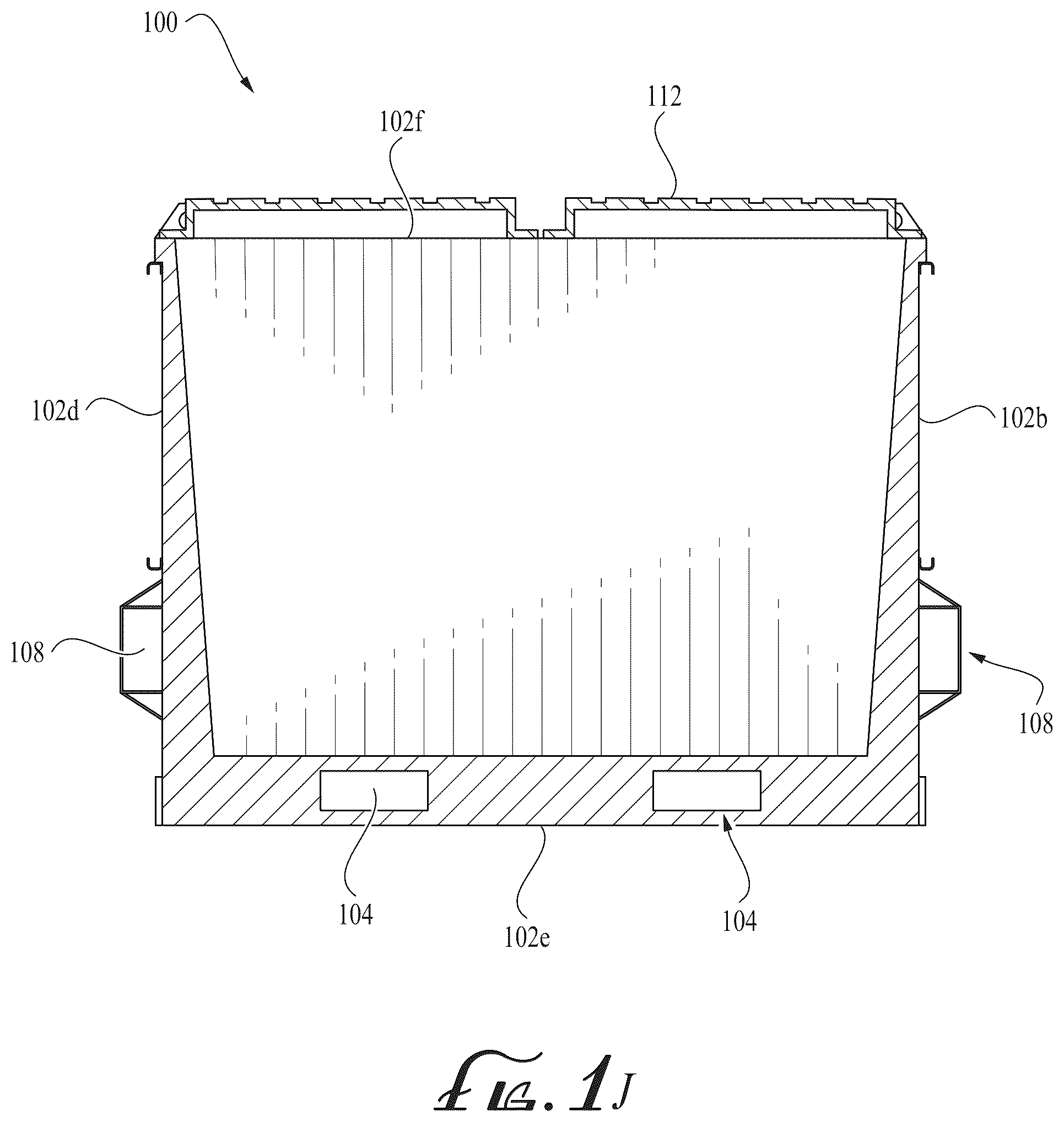 Patent US12312159 Figure 10 – Bulk material container for well operations system supply and transport