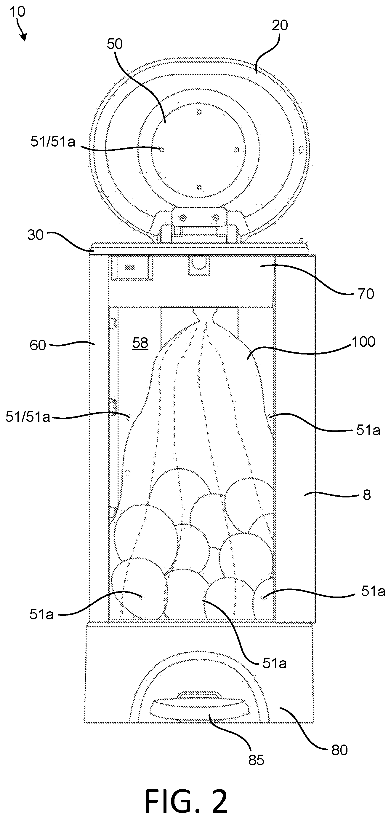 Patent US12312162 Figure 2 – Flexible bag assembly
