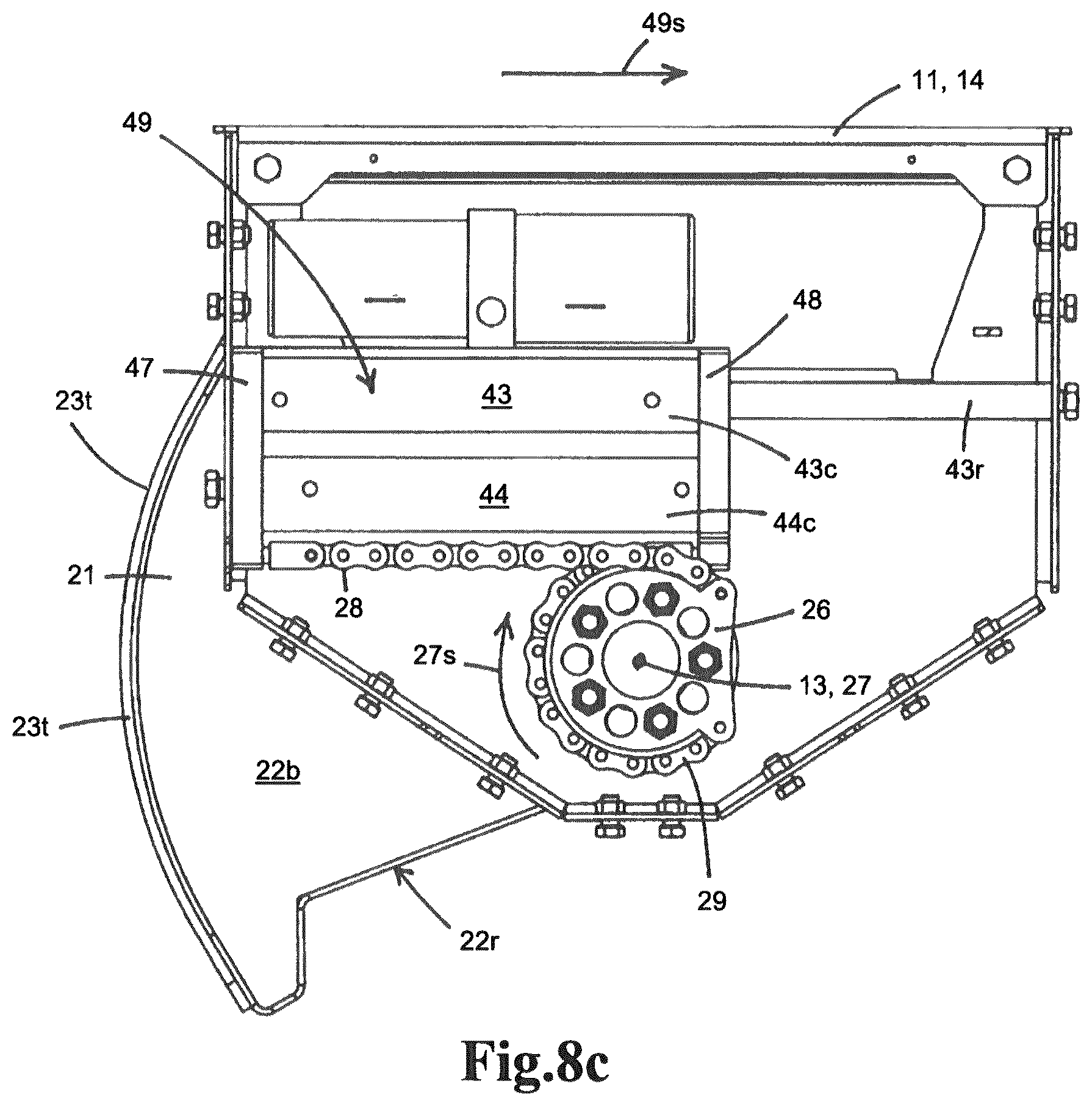 Patent US12312163 Figure 19 – Refuse distribution and compaction devices and methods
