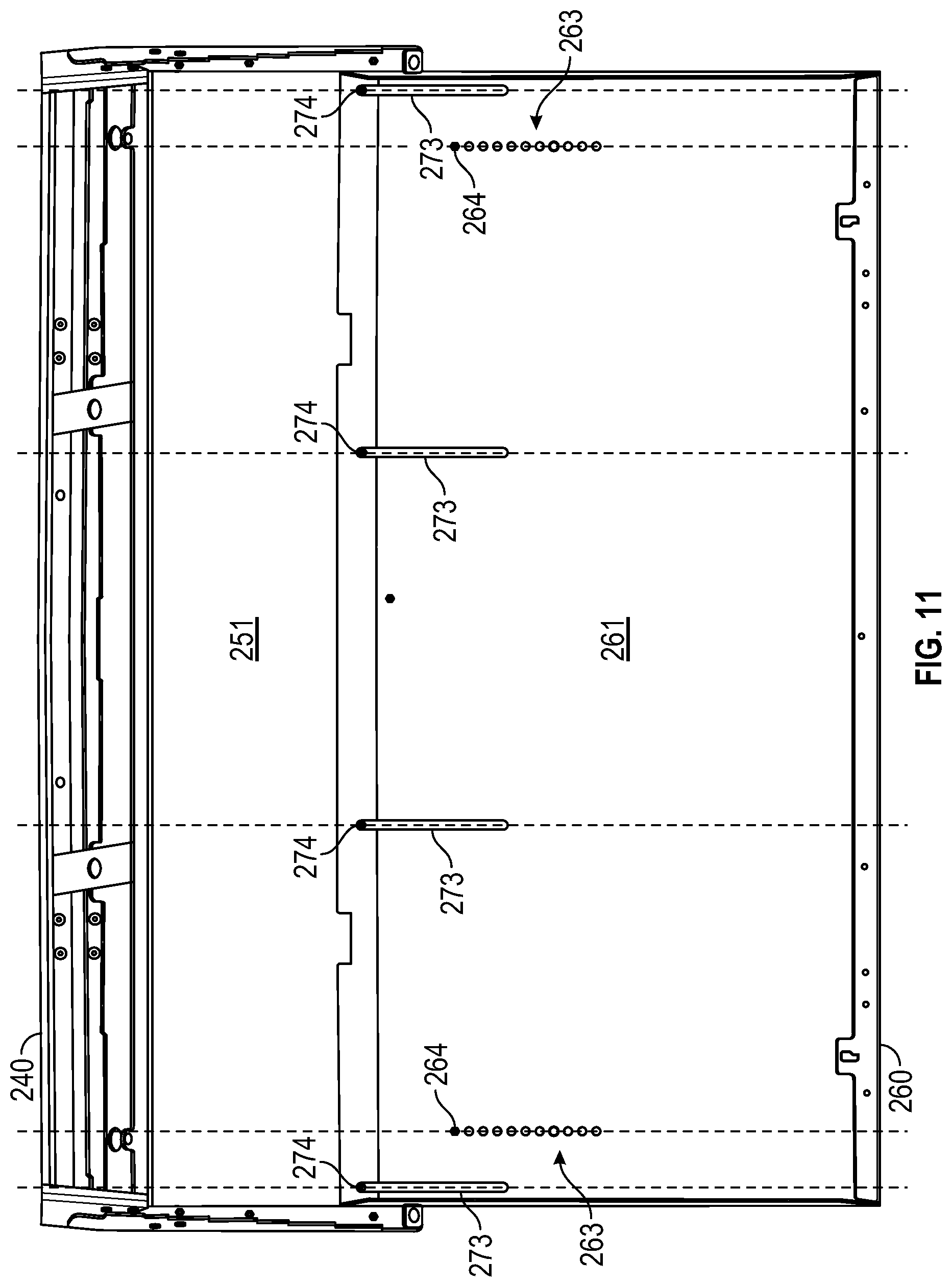 Patent US12312165 Figure 8 – Adjustable canopy for a refuse vehicle