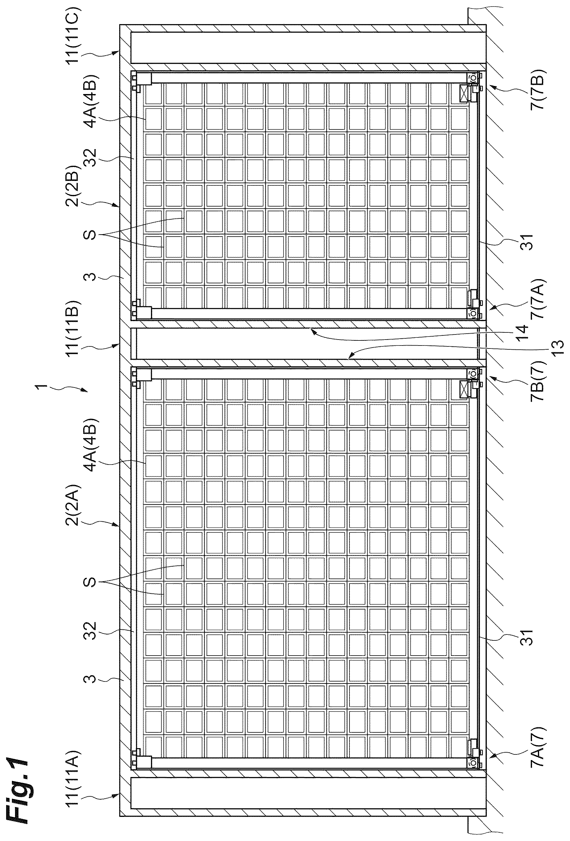 Patent US12312167 Figure 1 – Stocker system