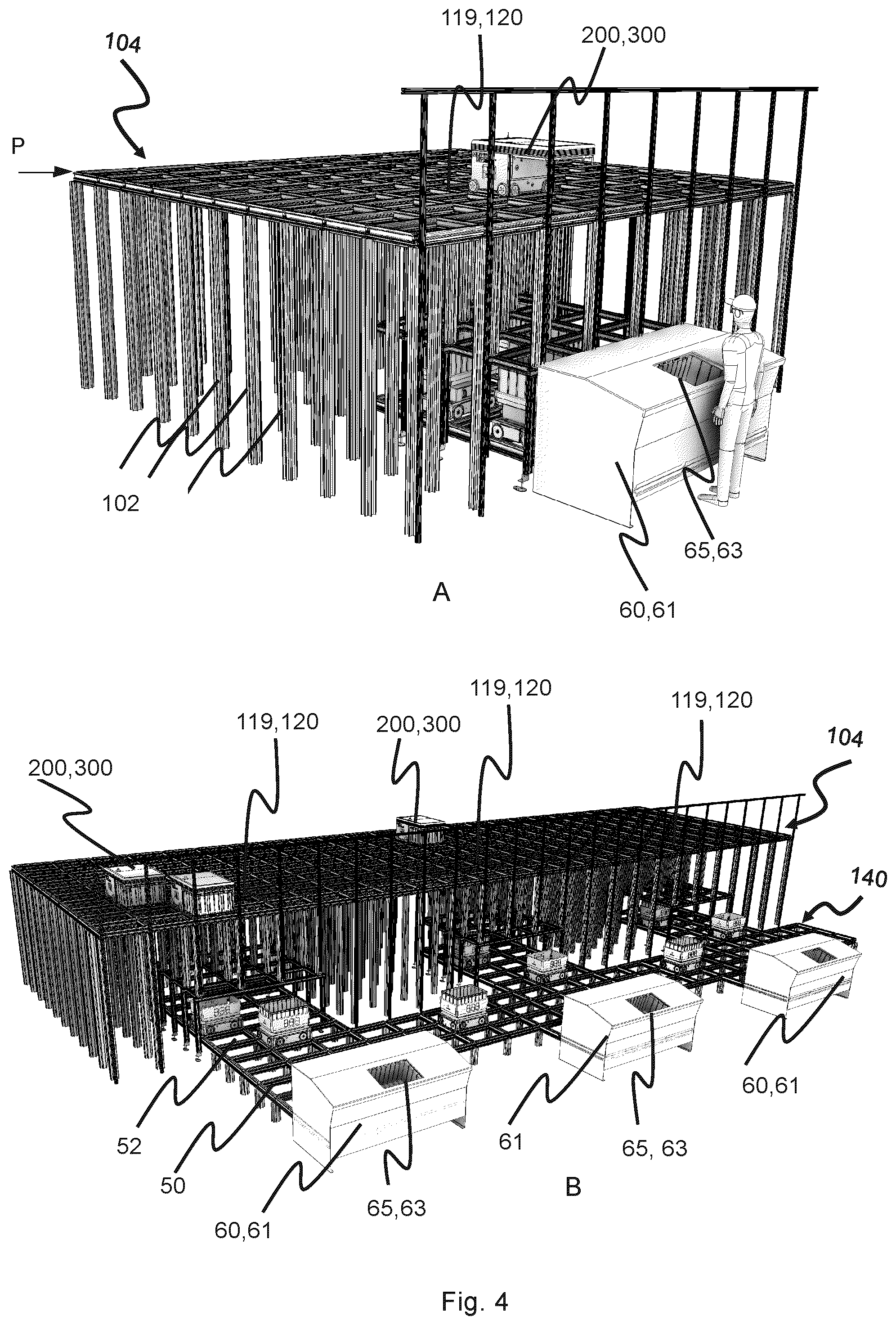 Patent US12312176 Figure 5 – Delivery system, an automated storage and retrieval system and a method of transporting a container