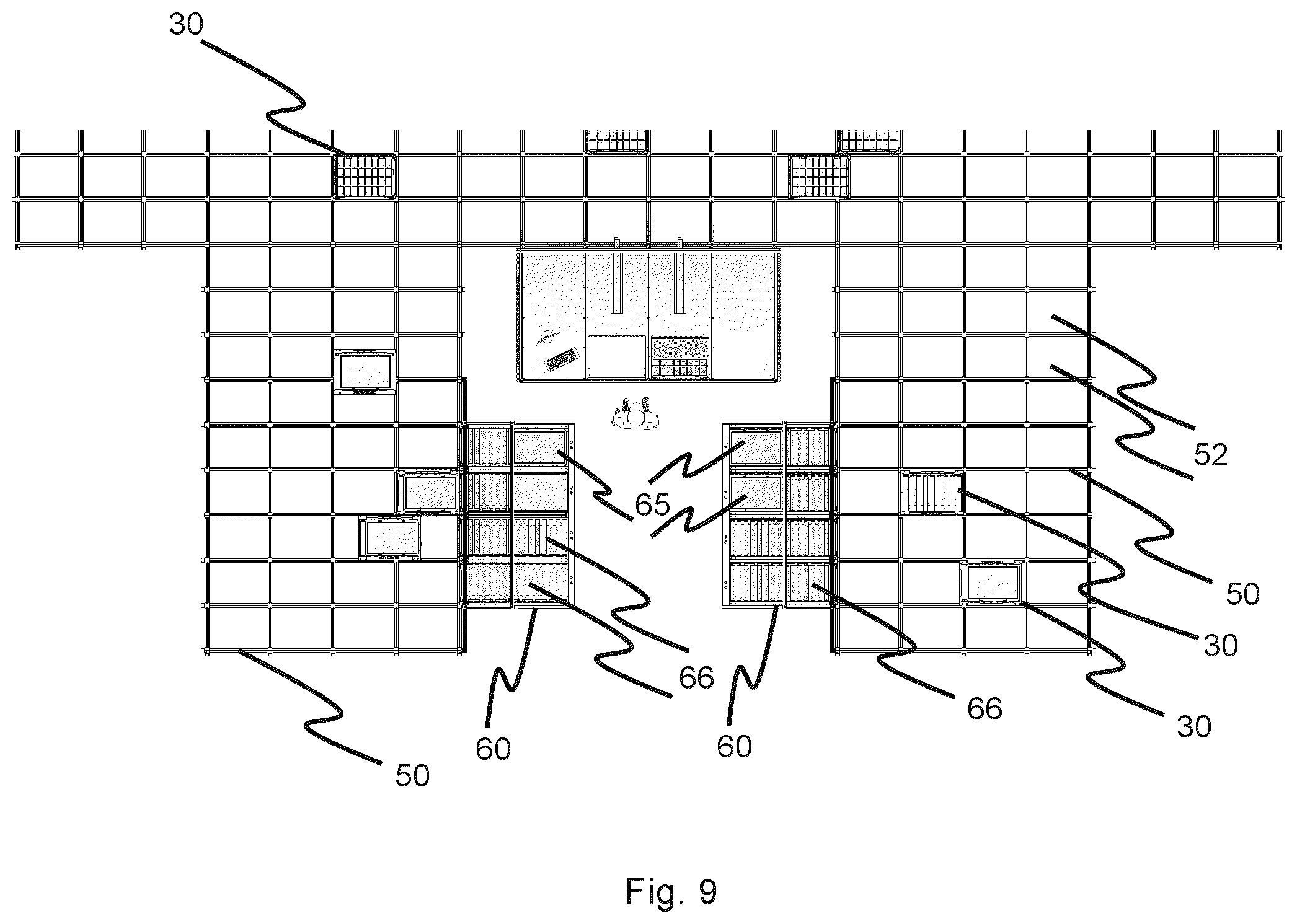 Patent US12312176 Figure 8 – Delivery system, an automated storage and retrieval system and a method of transporting a container