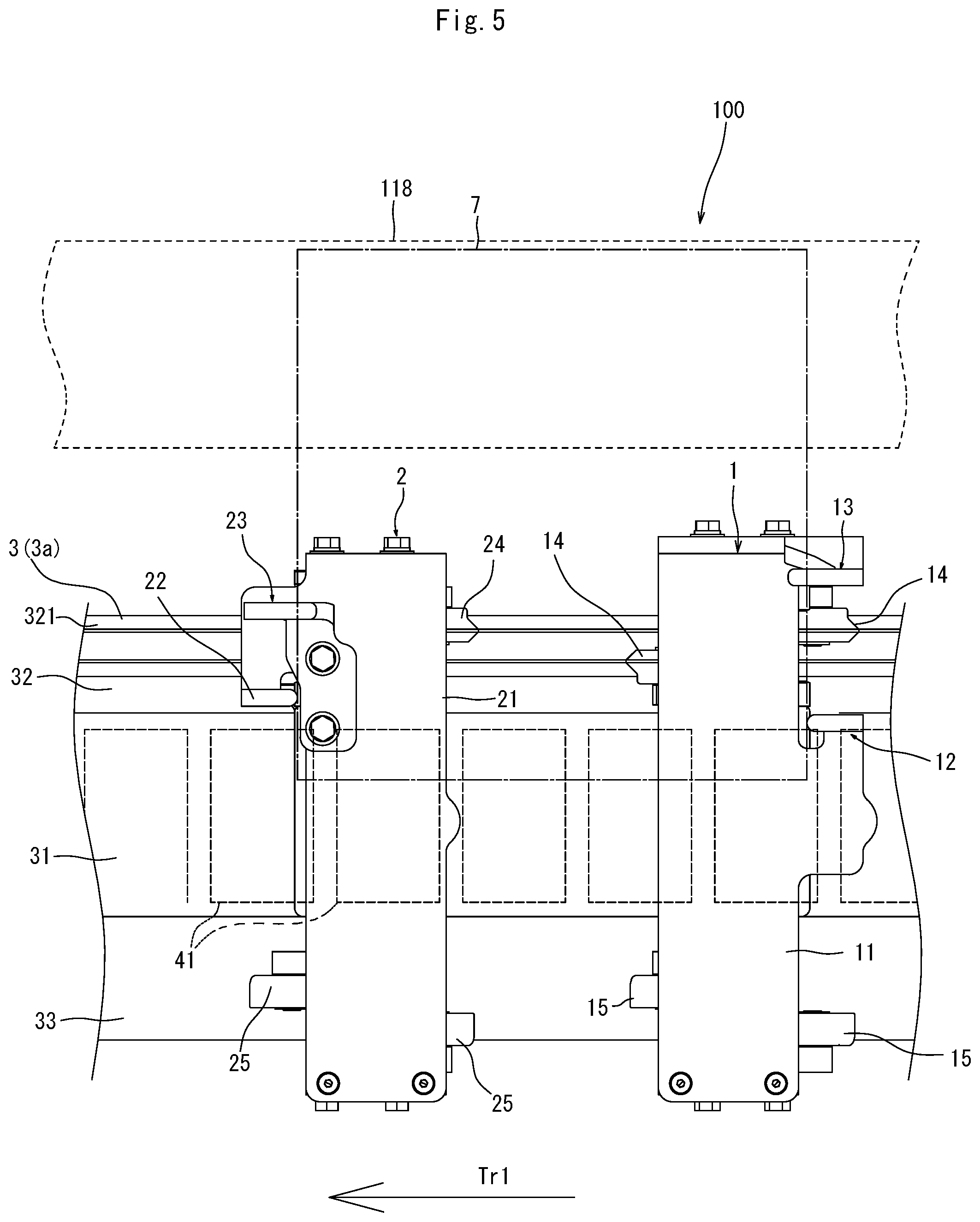 Patent US12312181 Figure 5 – Transport apparatus for pieces to be transported
