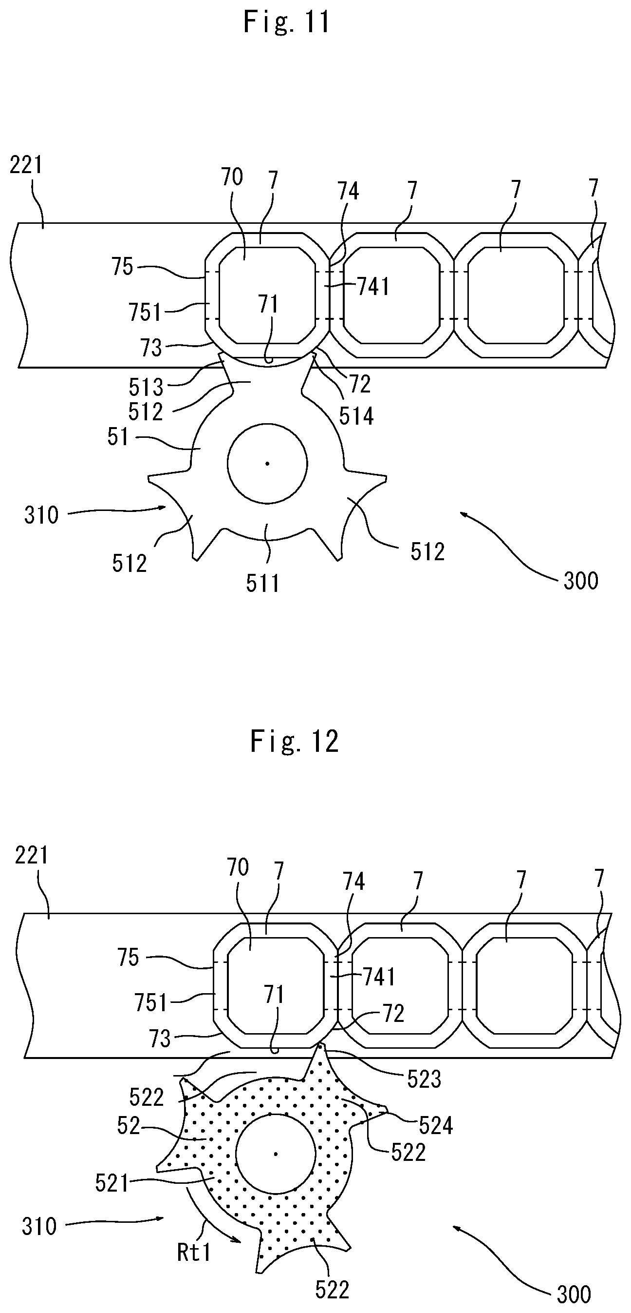 Patent US12312181 Figure 11 – Transport apparatus for pieces to be transported