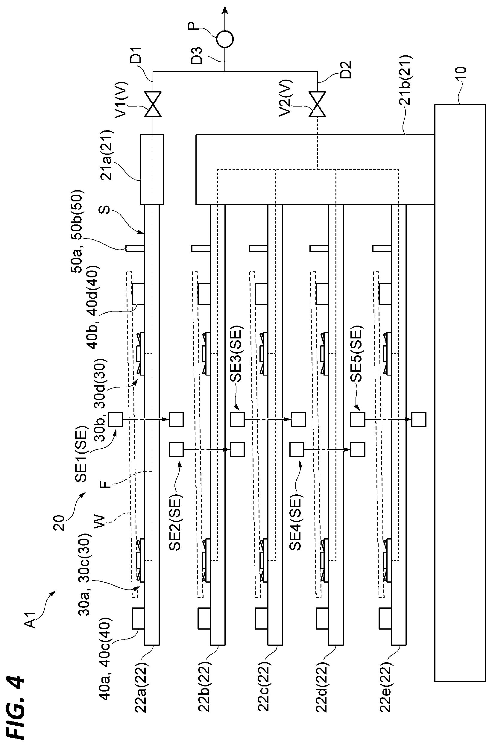 Patent US12312184 Figure 4 – Substrate transfer device and substrate transfer method