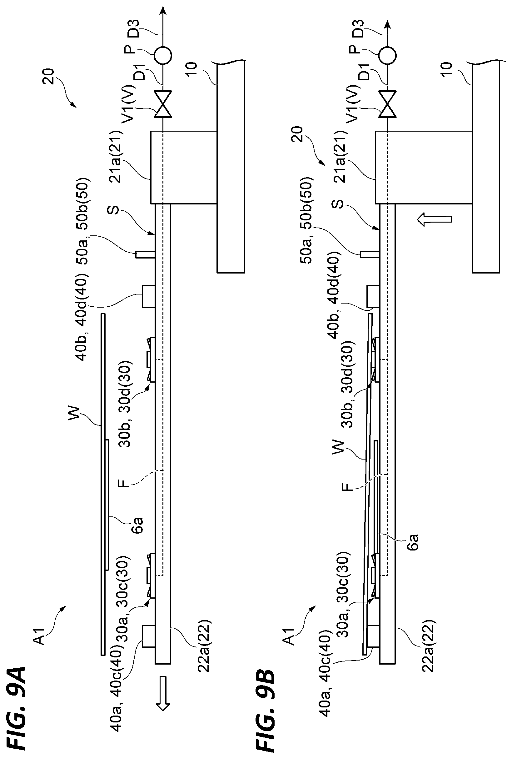 Patent US12312184 Figure 9 – Substrate transfer device and substrate transfer method