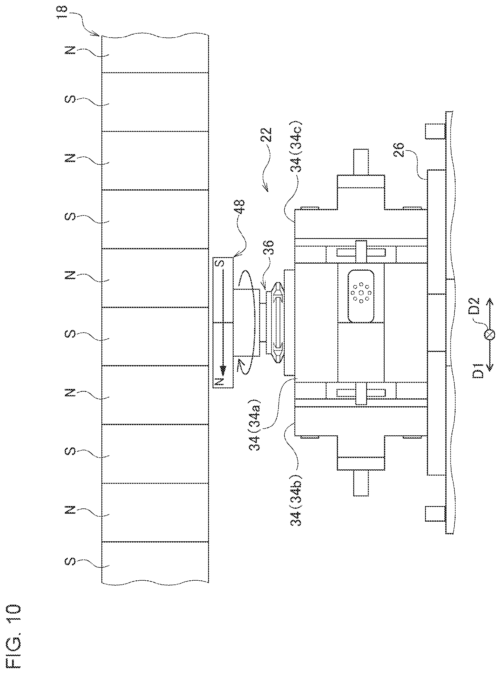 Patent US12312186 Figure 10 – Workpiece conveyance device
