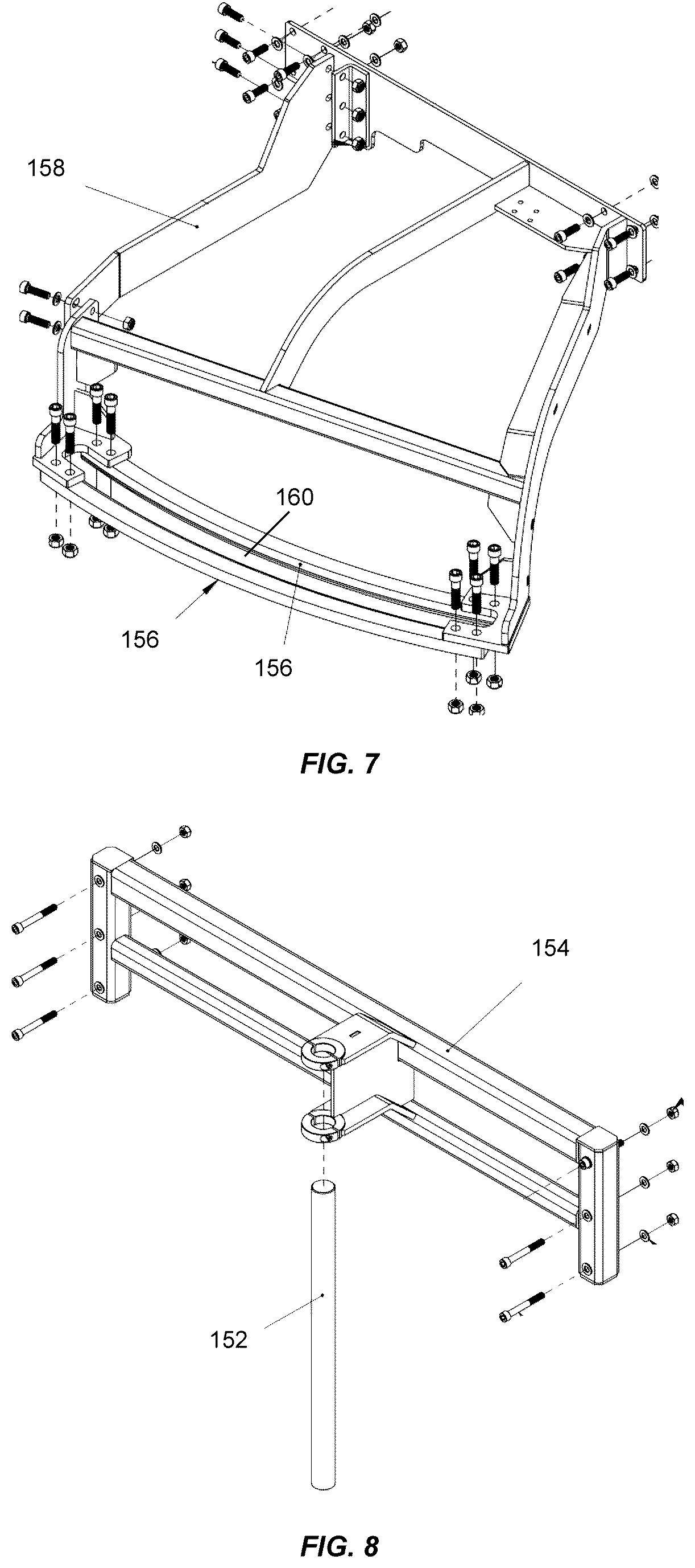 Patent US12312190 Figure 5 – Container handling apparatus and system for interfacing with a telescoping conveyor