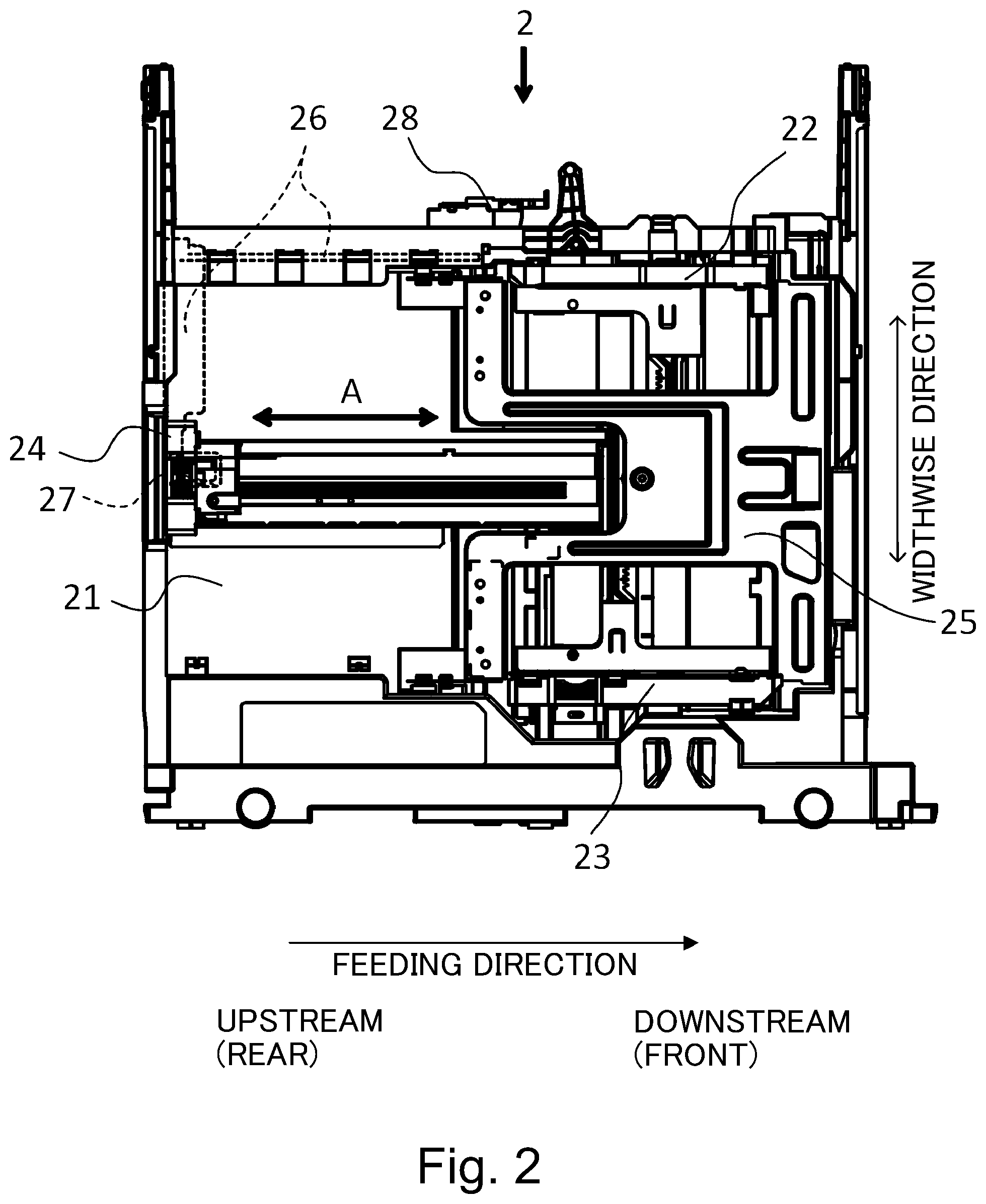 Patent US12312191 Figure 2 – Feeding device and image forming apparatus
