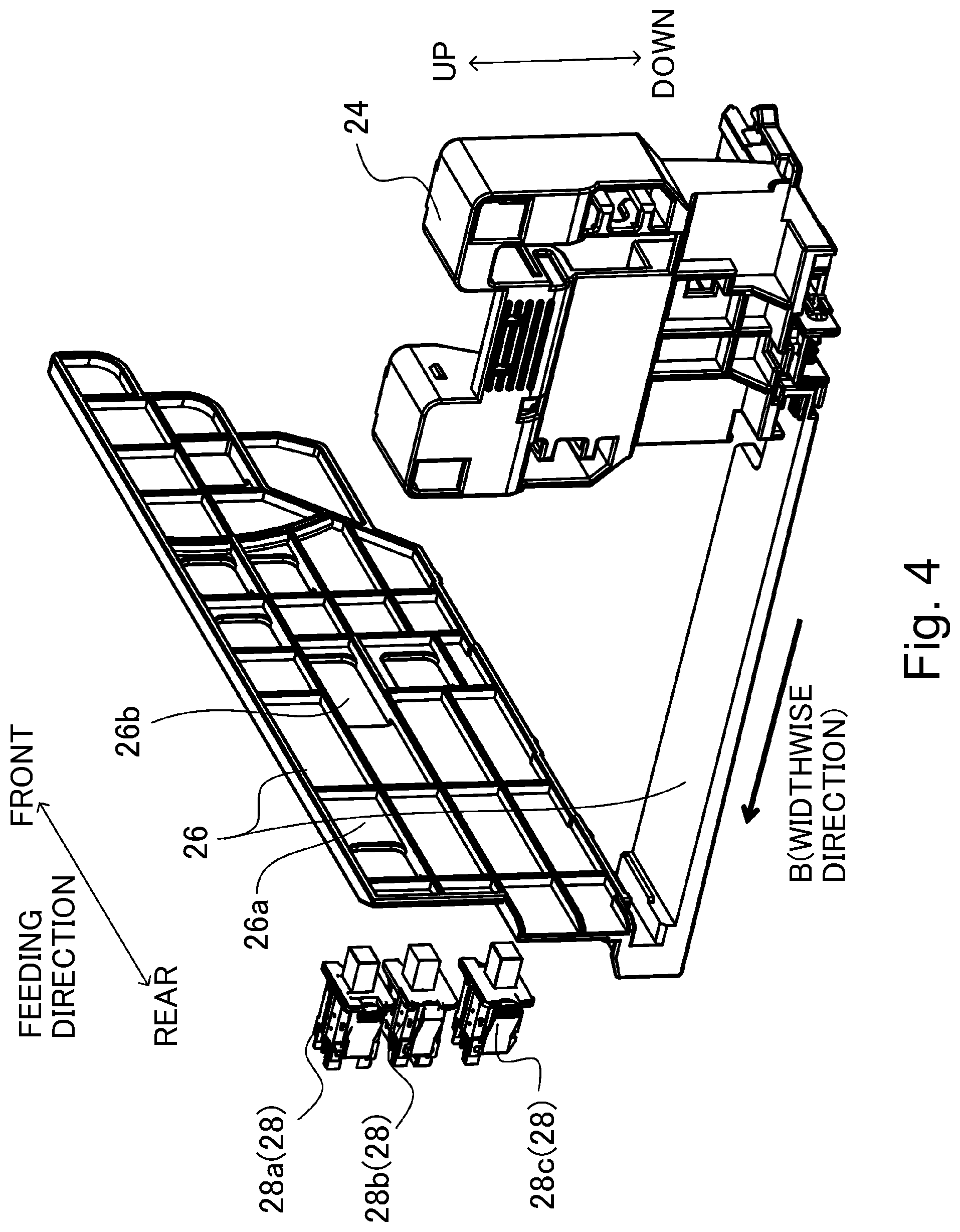 Patent US12312191 Figure 4 – Feeding device and image forming apparatus