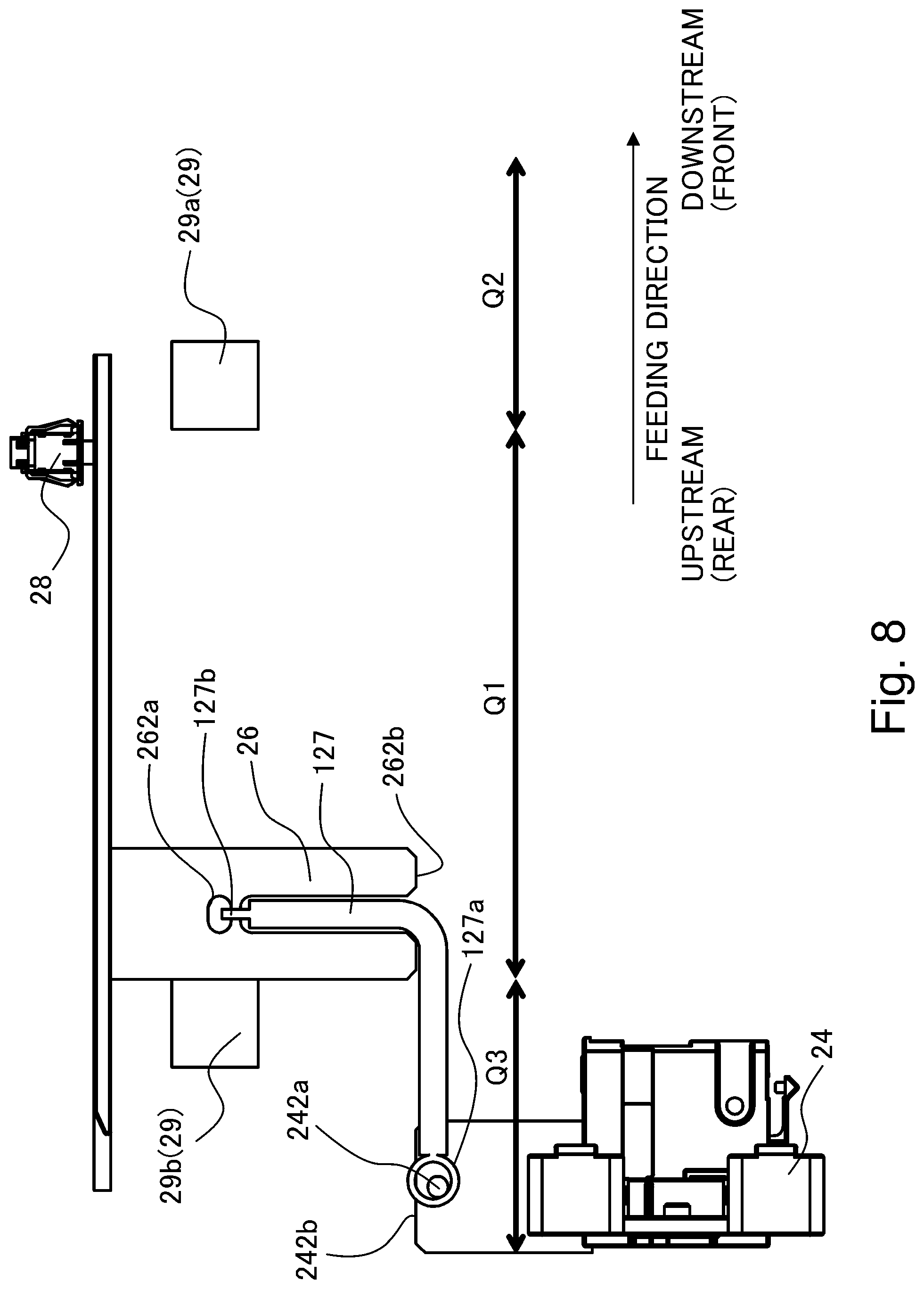Patent US12312191 Figure 8 – Feeding device and image forming apparatus