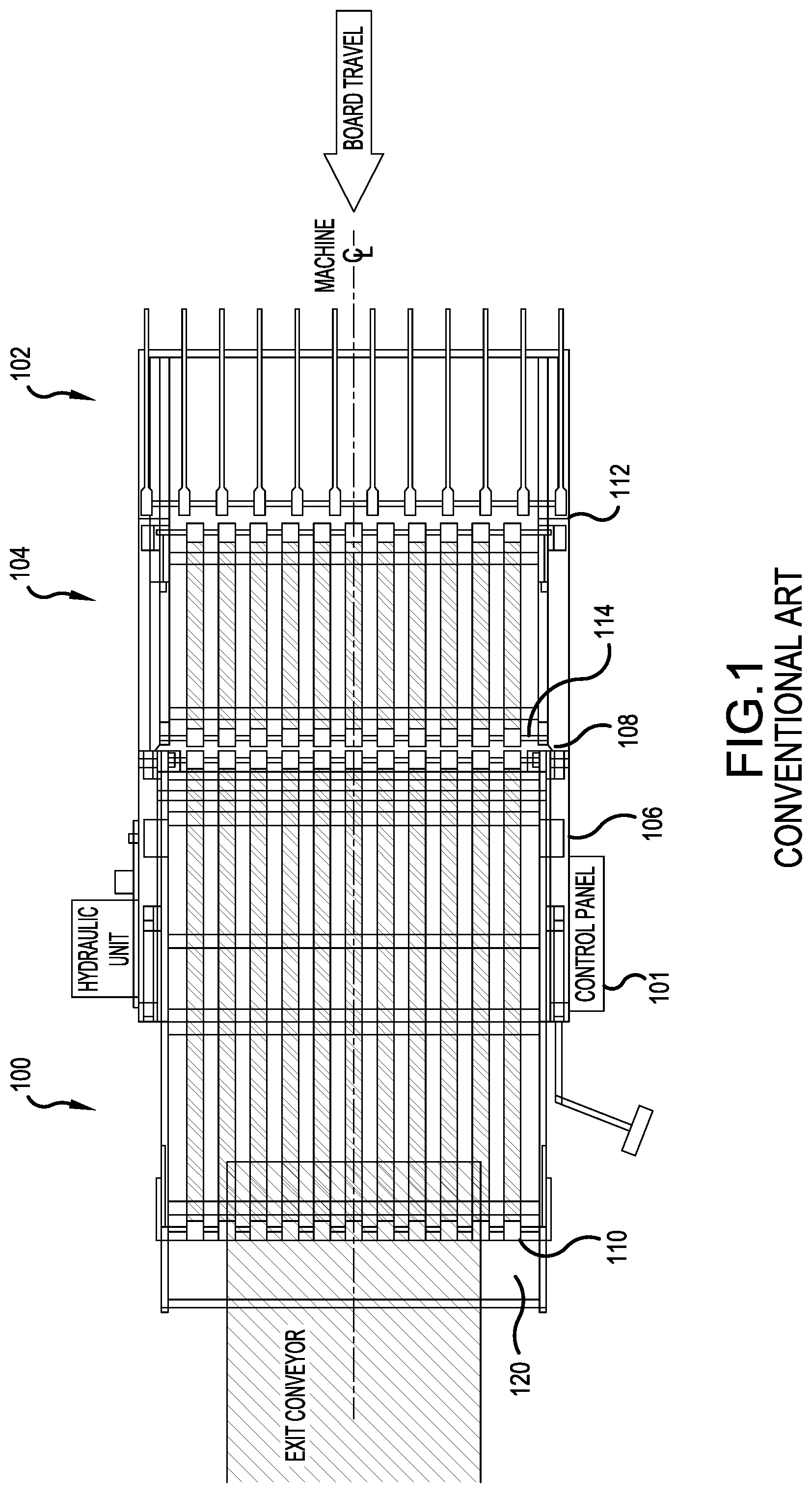 Patent US12312194 Figure 1 – Diverter conveyor
