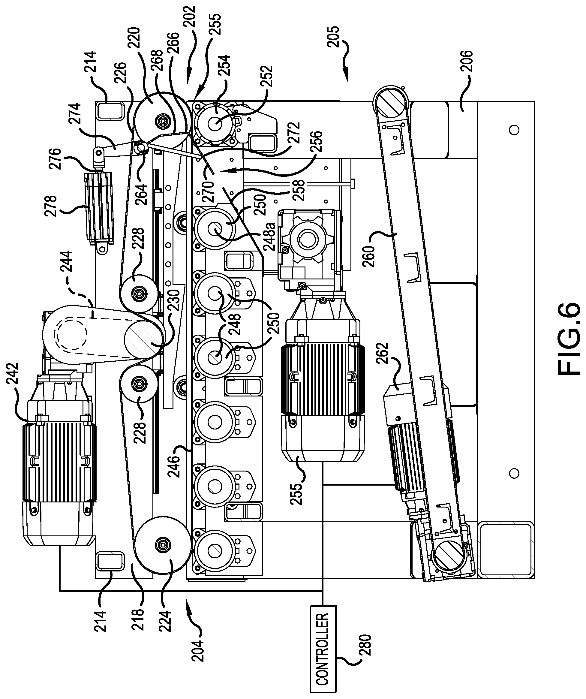 Patent US12312194 Figure 6 – Diverter conveyor