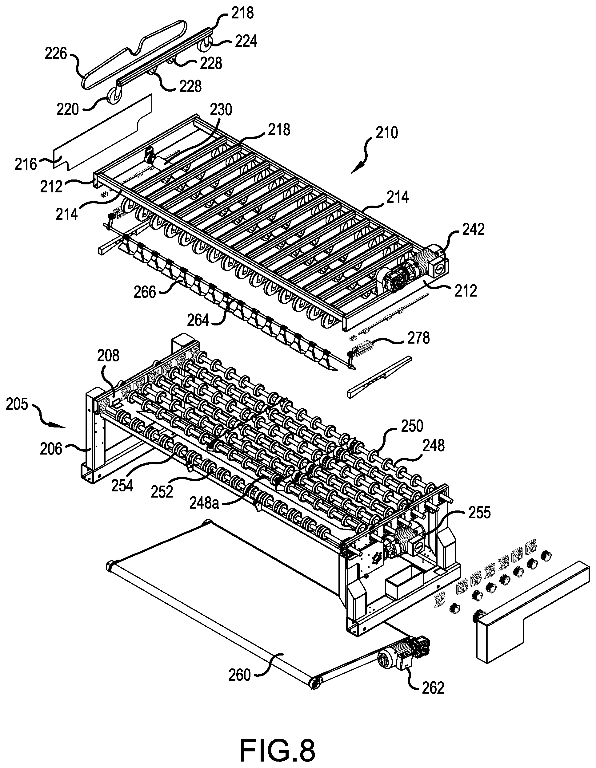 Patent US12312194 Figure 8 – Diverter conveyor