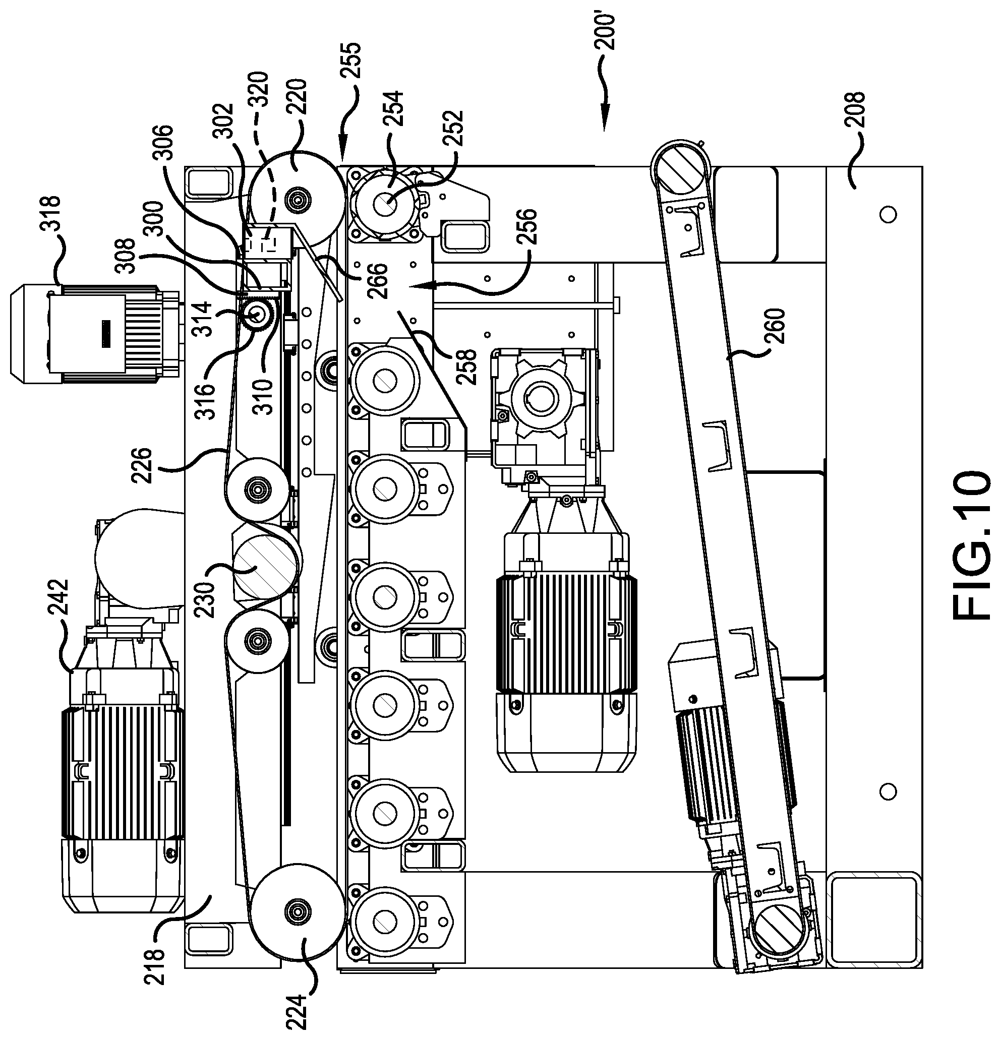 Patent US12312194 Figure 10 – Diverter conveyor
