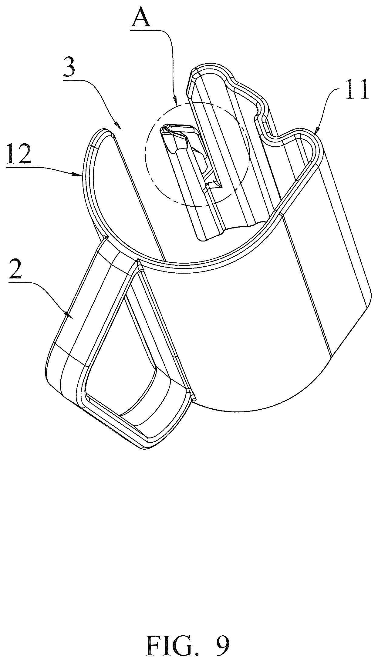 Patent US12312196 Figure 9 – Wrapper cutter