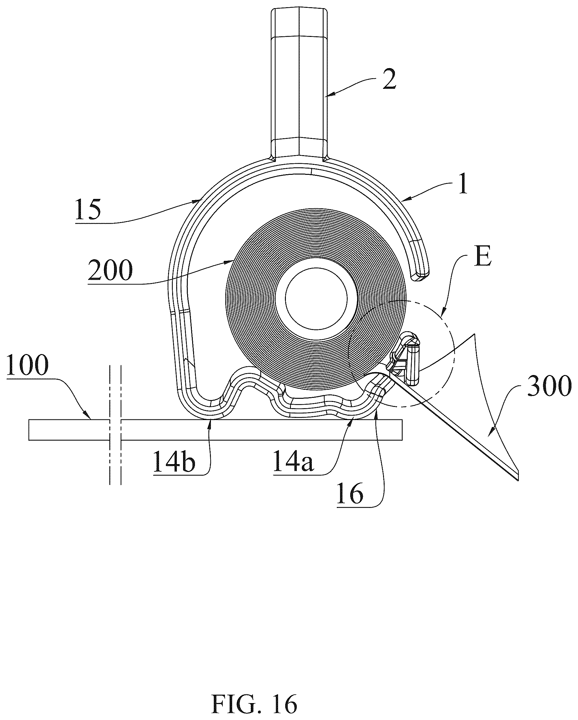 Patent US12312196 Figure 16 – Wrapper cutter