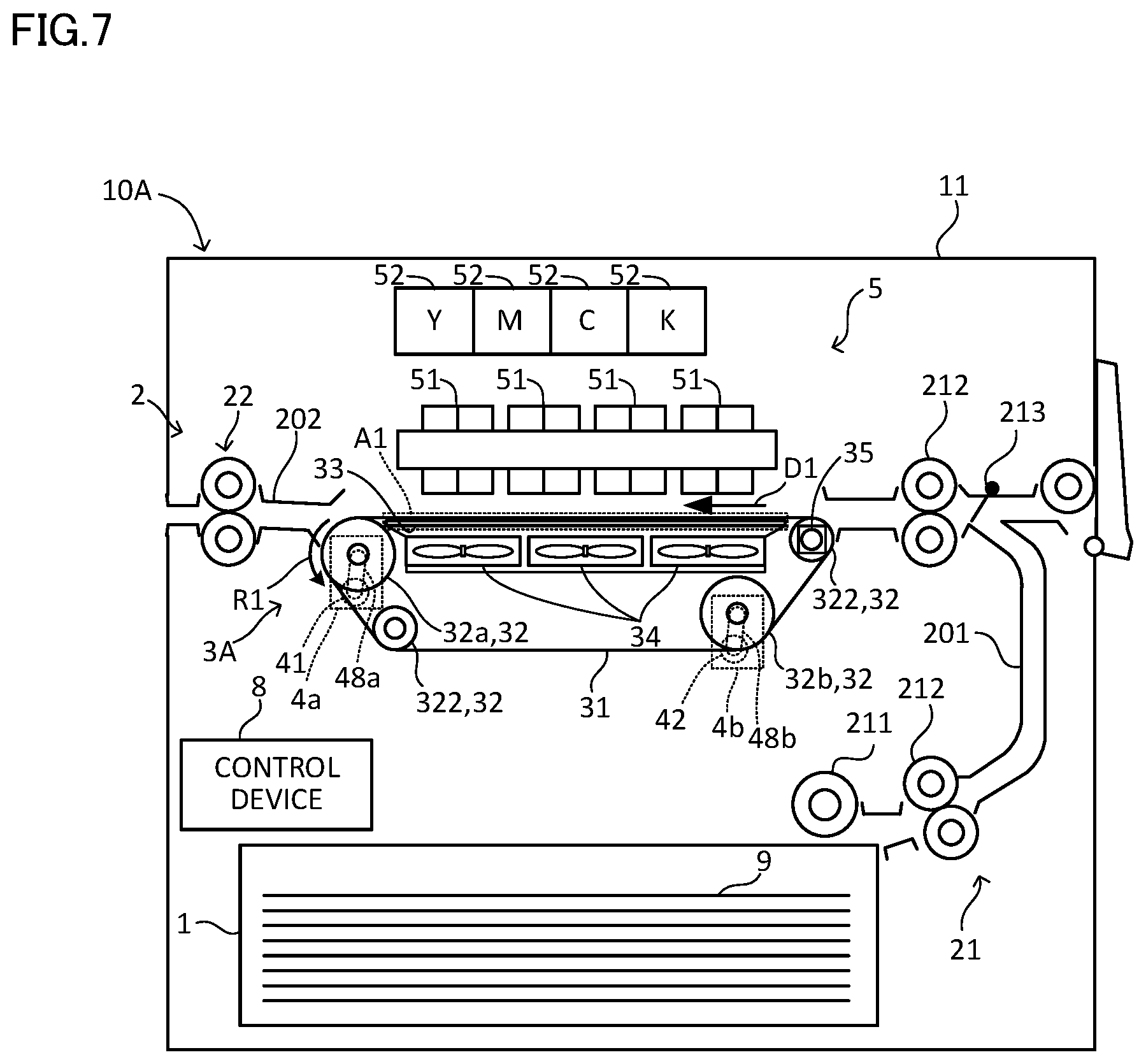 Patent US12312199 Figure 6 – Belt conveyor device and image forming apparatus