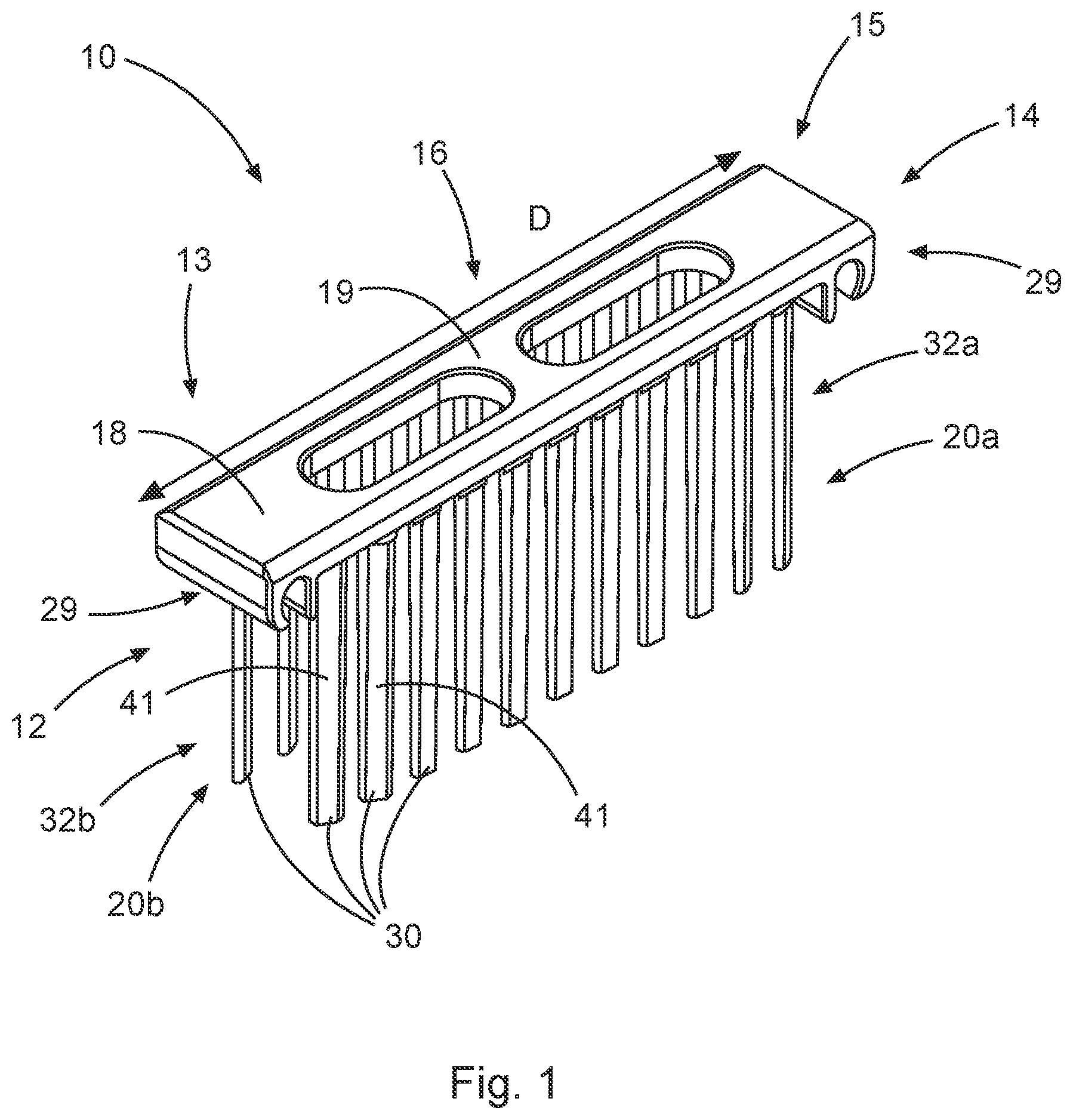 Patent US12312203 Figure 1 – Freely positionable clip line fixture for securing a free end of a clip line to a clip reel