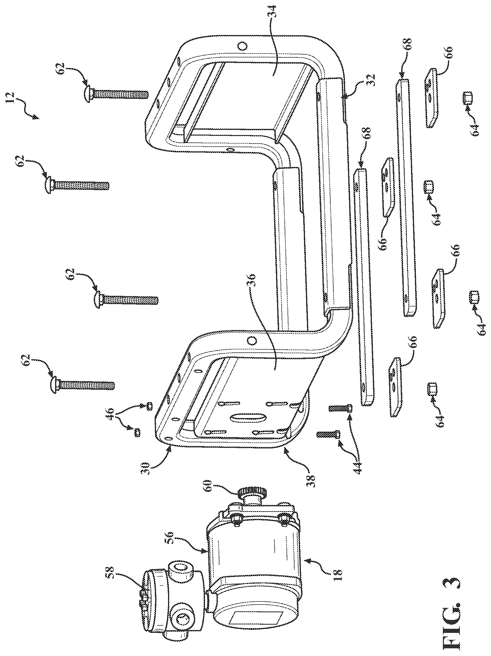 Patent US12312208 Figure 3 – Hose reel