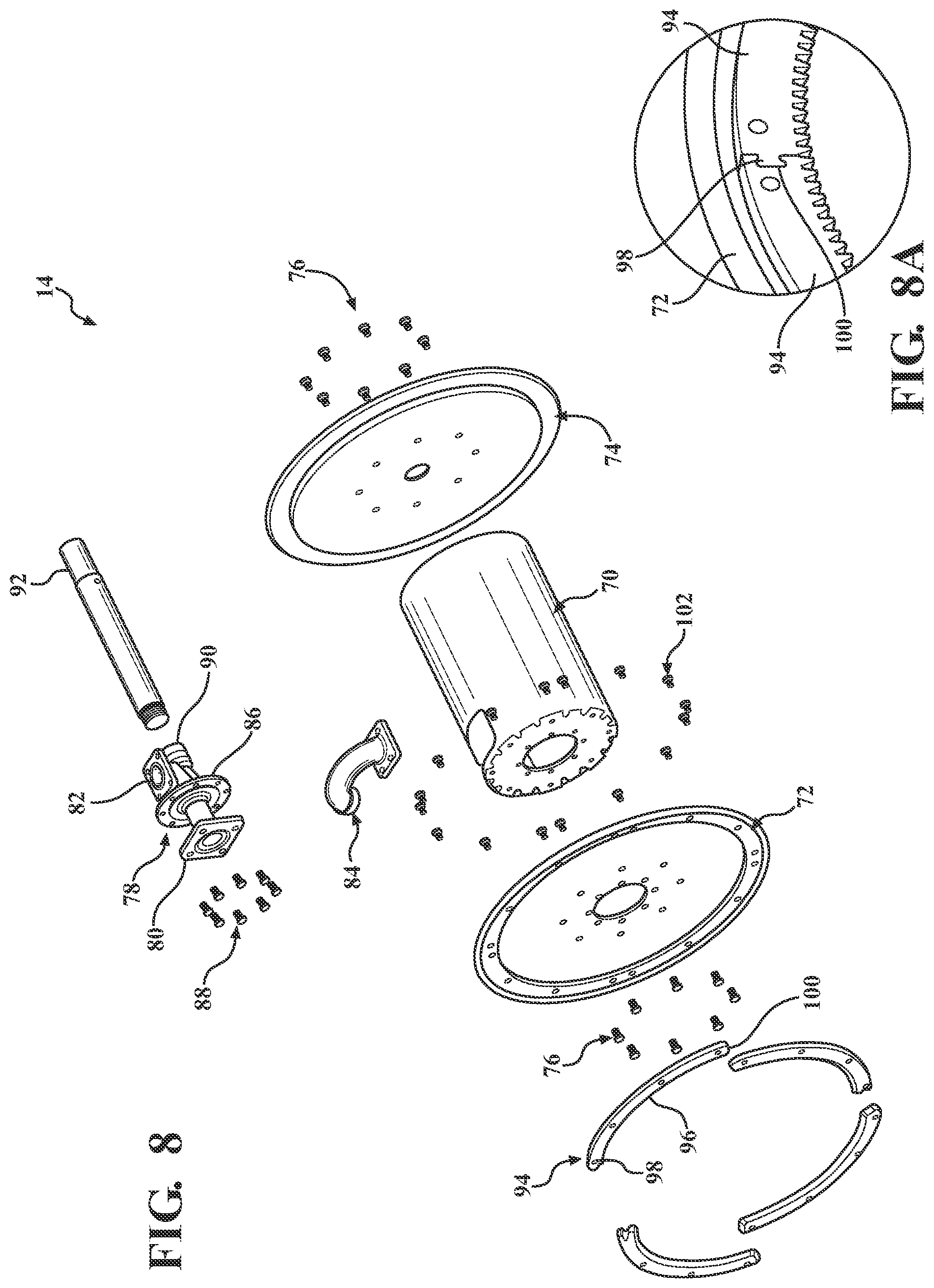 Patent US12312208 Figure 7 – Hose reel