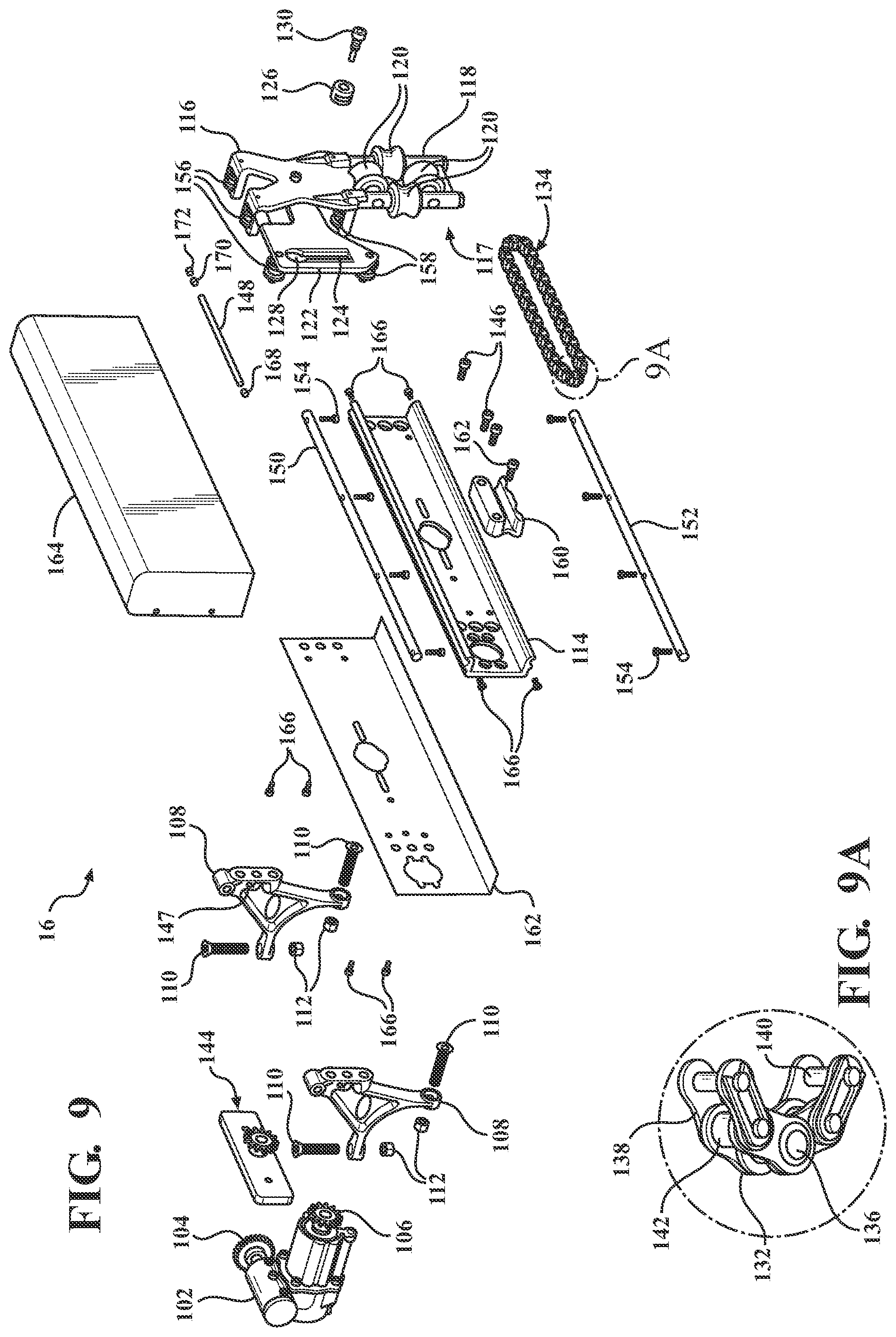 Patent US12312208 Figure 8 – Hose reel