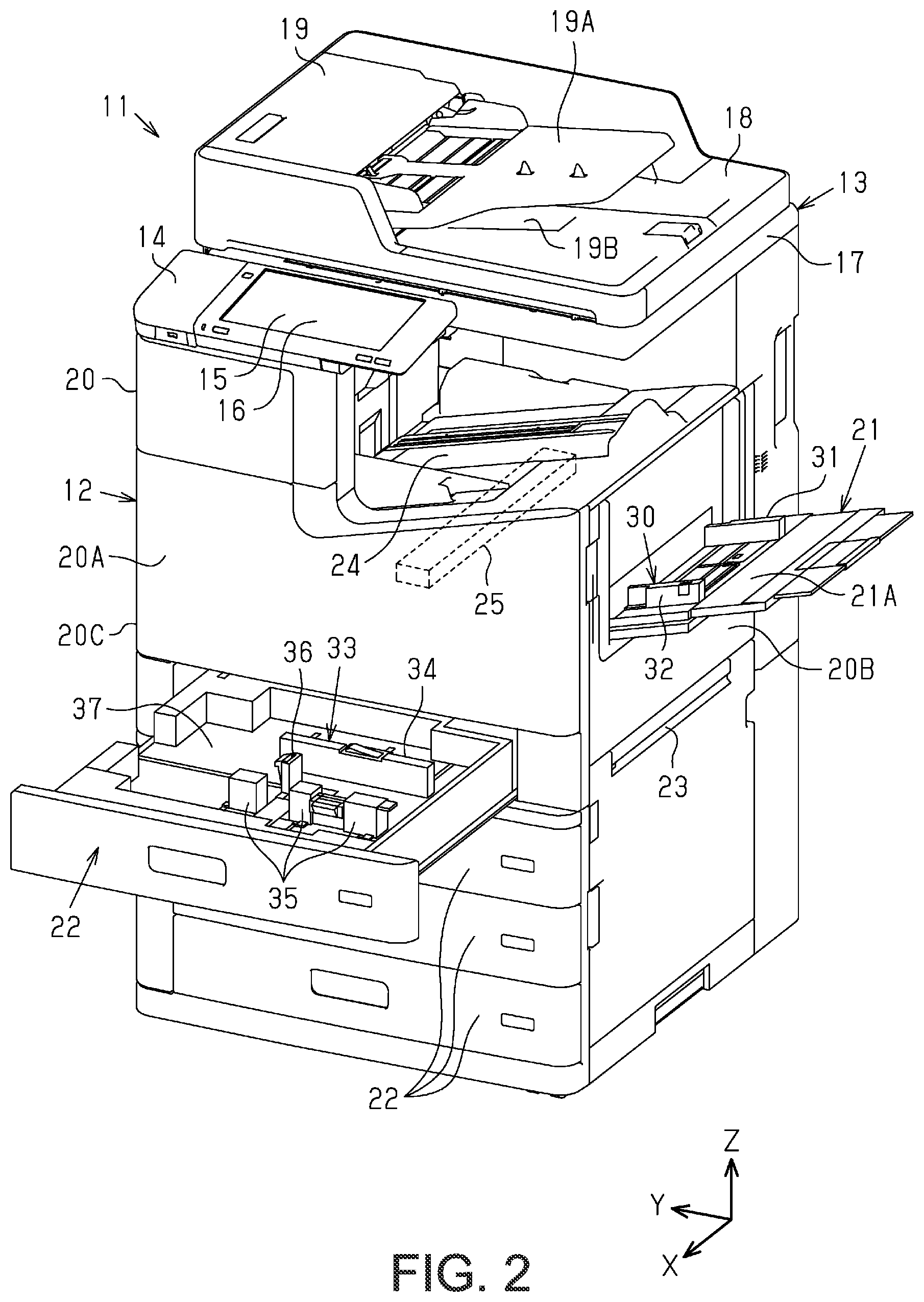 Patent US12312210 Figure 2 – Recording device